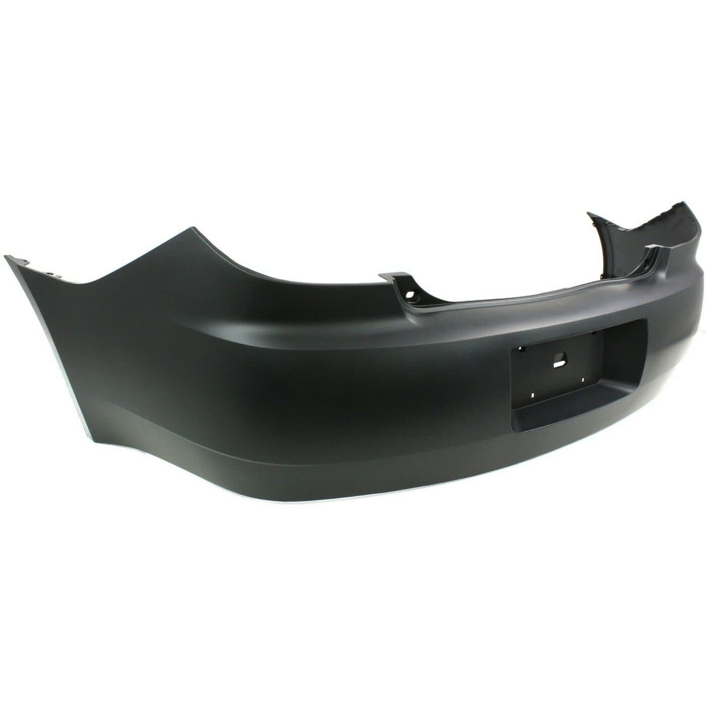 JJ 1pc Rear Primed Plastic Bumper Cover for GM Vehicles - No Tow Hook Hole & No Park Assist Sensor Cut-Out (Part #GM1100700) | Perfect for Car Body Repairs & Replacement