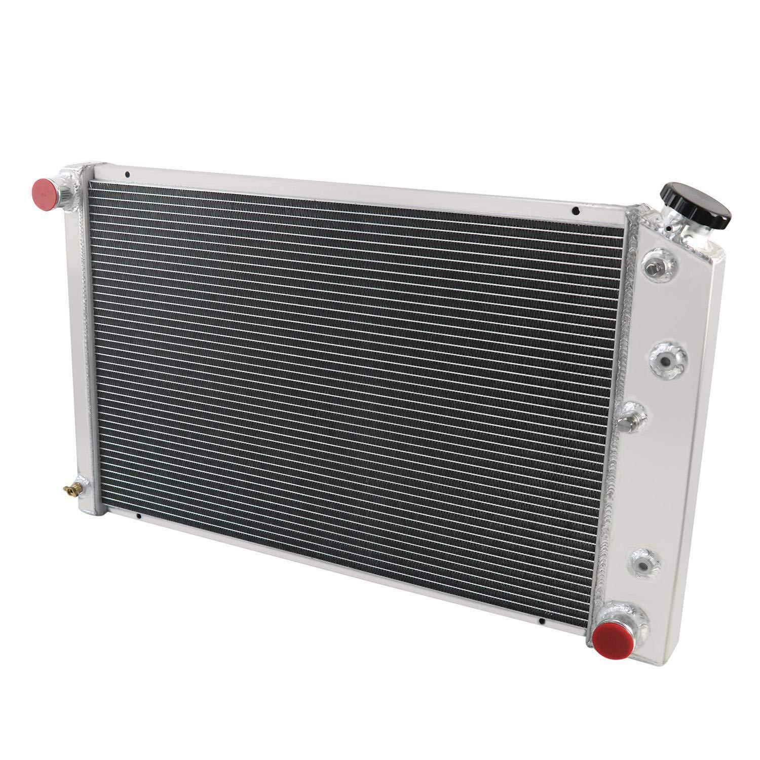 High-Performance RadySpeed 4-Row Aluminum Radiator with Shroud & Cooling Fans for 1970-1981 Chevy Camaro & 1978-1987 Monte Carlo - Perfect for Street Racing, Hot Rods & Classic Car Restoration