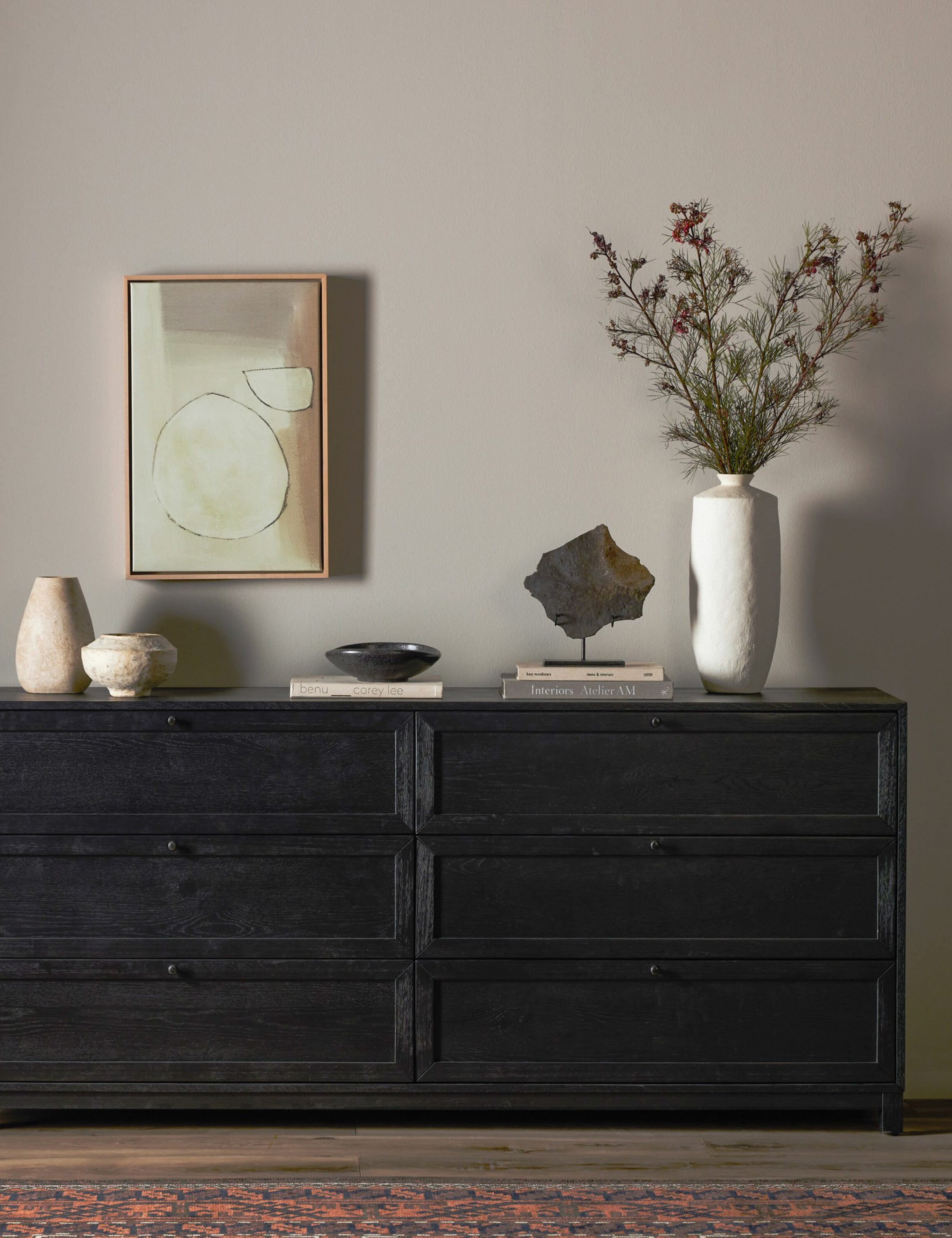 Carly 6 Drawer Dresser - Modern Wooden Chest of Drawers for Bedroom Storage, Organizer for Clothes & Accessories | Perfect for Home, Dorm, Nursery & Office Organization