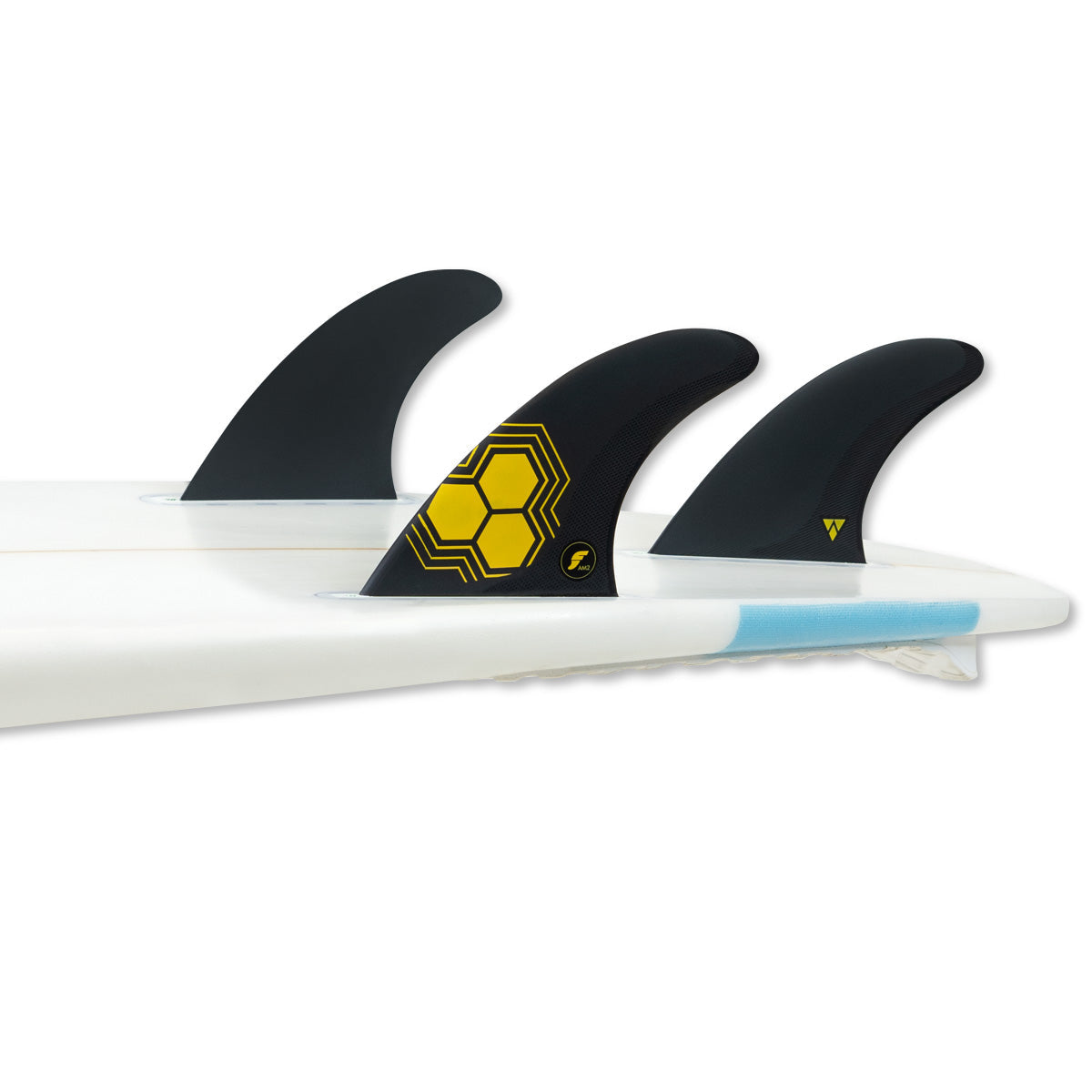 Thruster AM2 Alpha Series Carbon/Yellow Surfboard - Large Size for High-Performance Surfing | Perfect for Big Waves & Advanced Surfers