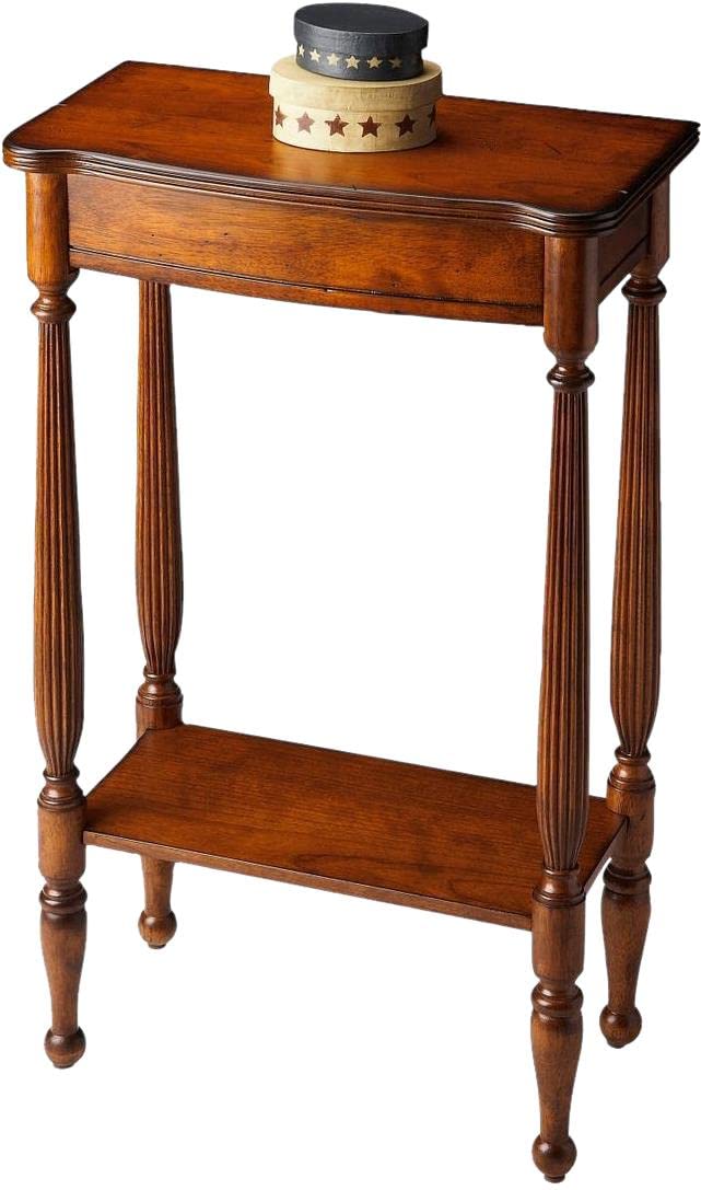 Antique Cherry Butler Specialty Traditional Console Table - Elegant Entryway Furniture for Hallway, Living Room & Home Decor