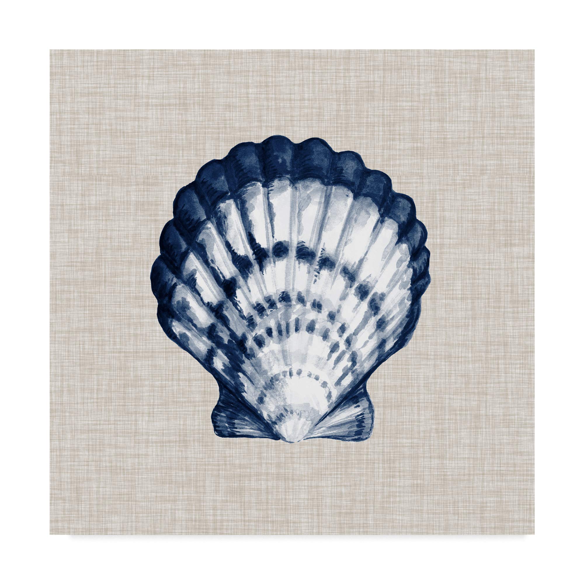 Trademark Fine Art Ocean Memento III by Vision Studio - 18x18 Inch Framed Wall Art - Perfect for Beach House Decor, Living Room & Office Wall Decor