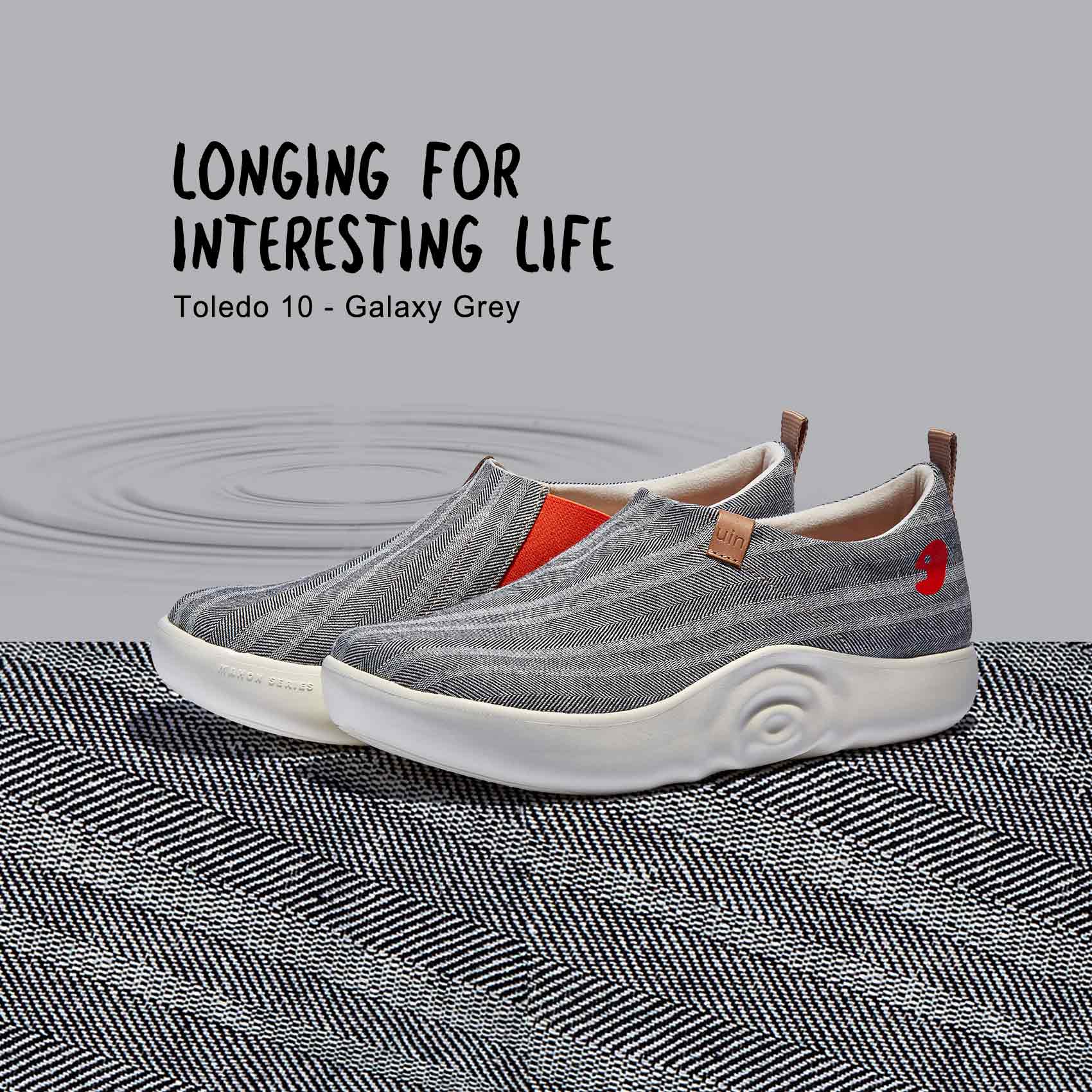 Galaxy Grey Toledo X Men Sneakers - Lightweight Running Shoes for Men - Comfortable Walking & Gym Workout Shoes - Perfect for Jogging, Training & Casual Wear