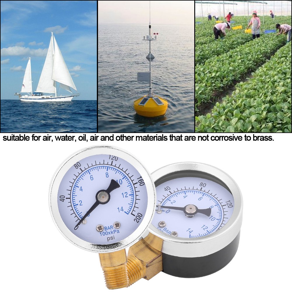 0-200psi Hydraulic Pressure Gauge with 1/8