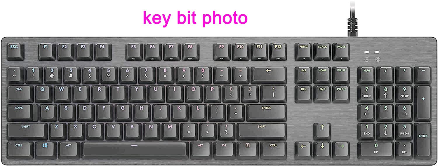 Premium Silicone Keyboard Cover for Logitech G213/G810/G610/G512/G512 SE/G413/K840 Gaming Keyboards - Clear Protective Skin for Dust & Liquid Protection - Perfect for Gaming, Office & Home Use