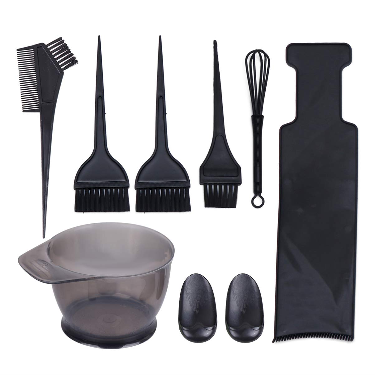 FRCOLOR Professional Hair Dye Brush Set - Hair Coloring Kit with Tinting Bowl, Balayage Brush & Styling Board - Perfect for DIY Hair Coloring, Highlights & Ombre at Home