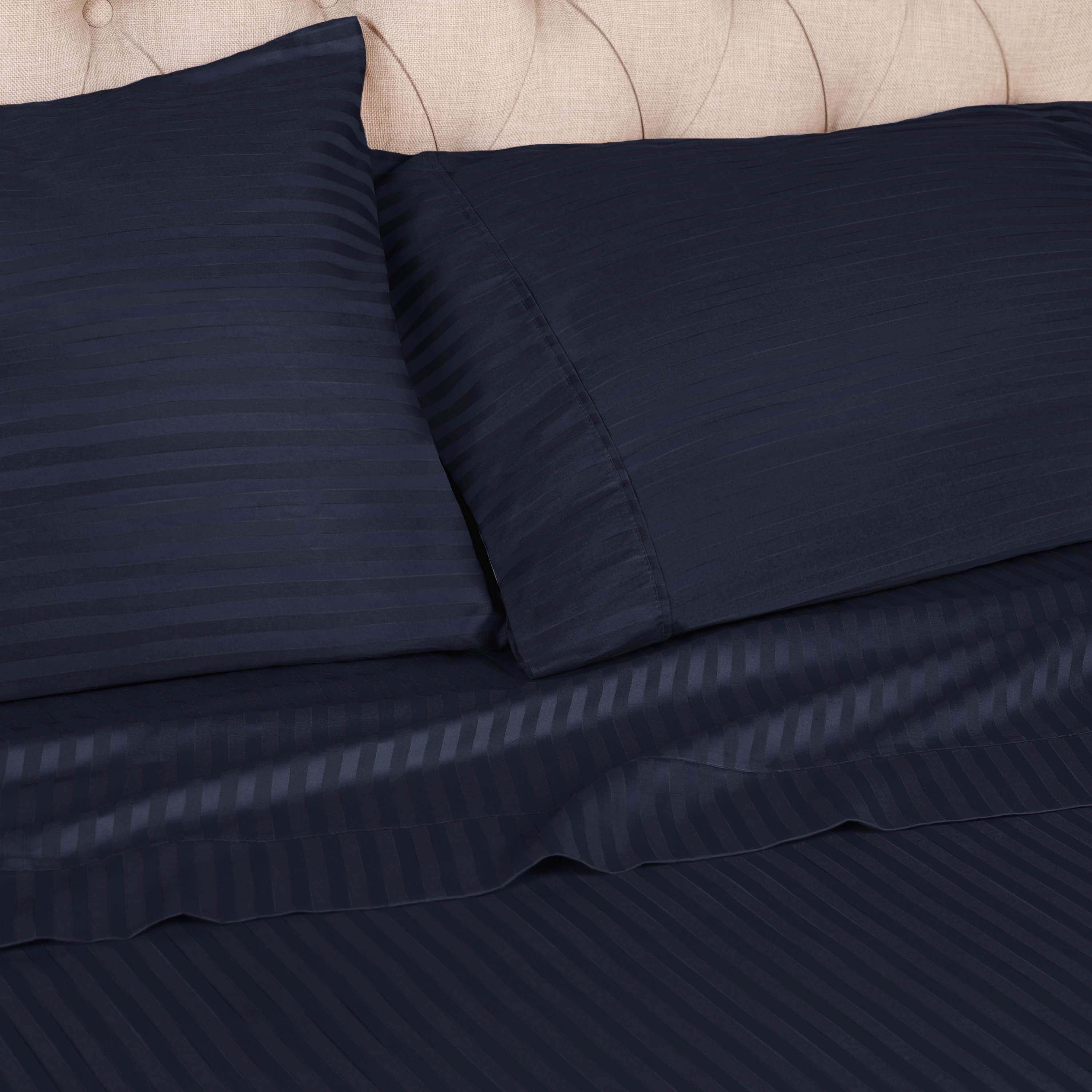 Premium 400 Thread Count Egyptian Cotton Pillowcase Set of 2 - Soft & Breathable Bedding for Side Sleepers, Hotel Luxury Feel - Perfect for Master Bedroom, Guest Room & Travel