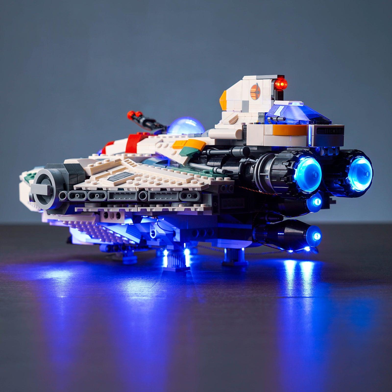 LEGO Star Wars Ghost & Phantom II (75357) Lighting Kit - LED Light Set for Building Blocks - Enhance Your LEGO Display for Home Decor & Collectibles