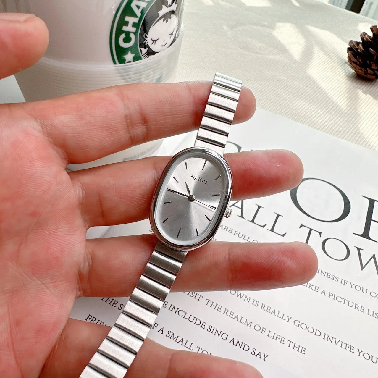 Elegant Roman Numeral Watch for Women - Stylish Analog Wristwatch with Leather Band - Perfect for Office, Casual Wear & Special Occasions
