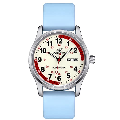 9.73 Calendar Silver & Light Blue