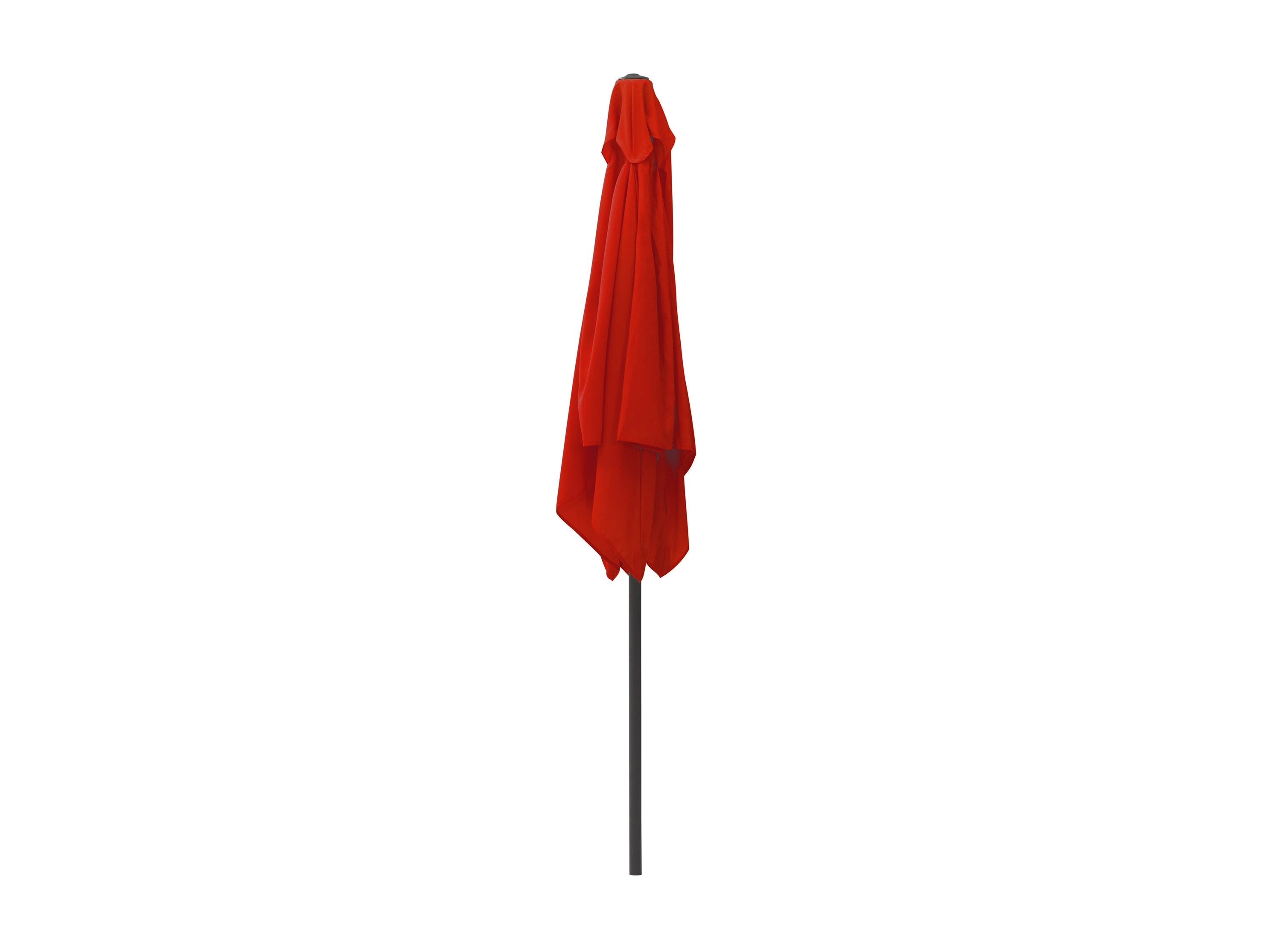9ft Square Crimson Red Patio Umbrella - Outdoor Sun Shade for Pool, Garden, and Backyard Relaxation