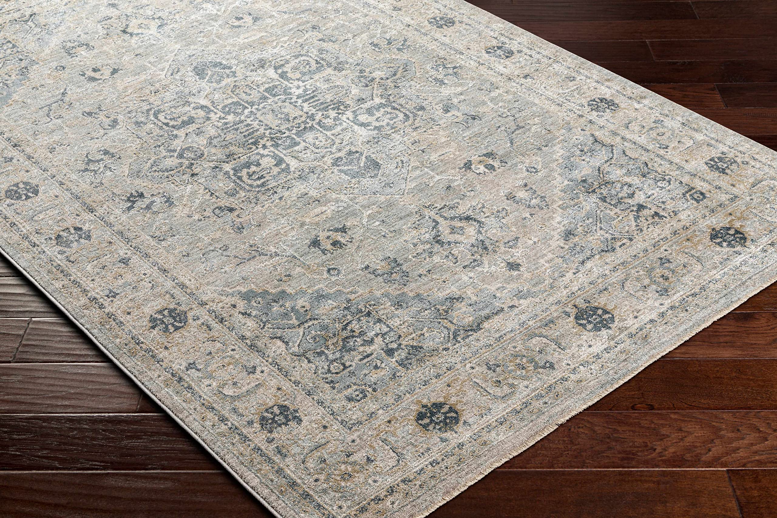 Hauteloom Whangamata Modern Area Rug - Green & Gray - 7'10