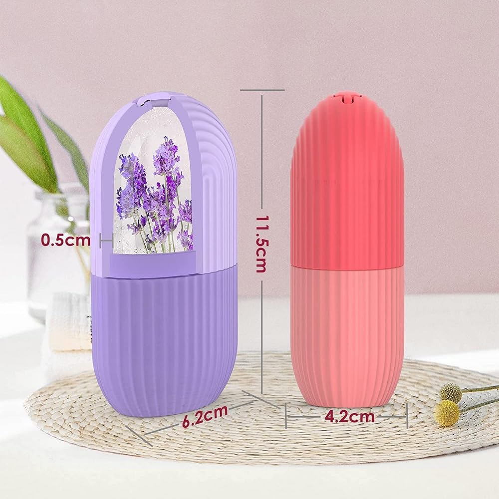 CONSONANTIAM Ice Face Roller - Reusable Silicone Facial Massage Tool for Women | Cold Therapy for Glowing & Clear Skin | Beauty Skin Care & Puffiness Relief | Perfect for Morning Routine & Post-Workout Recovery