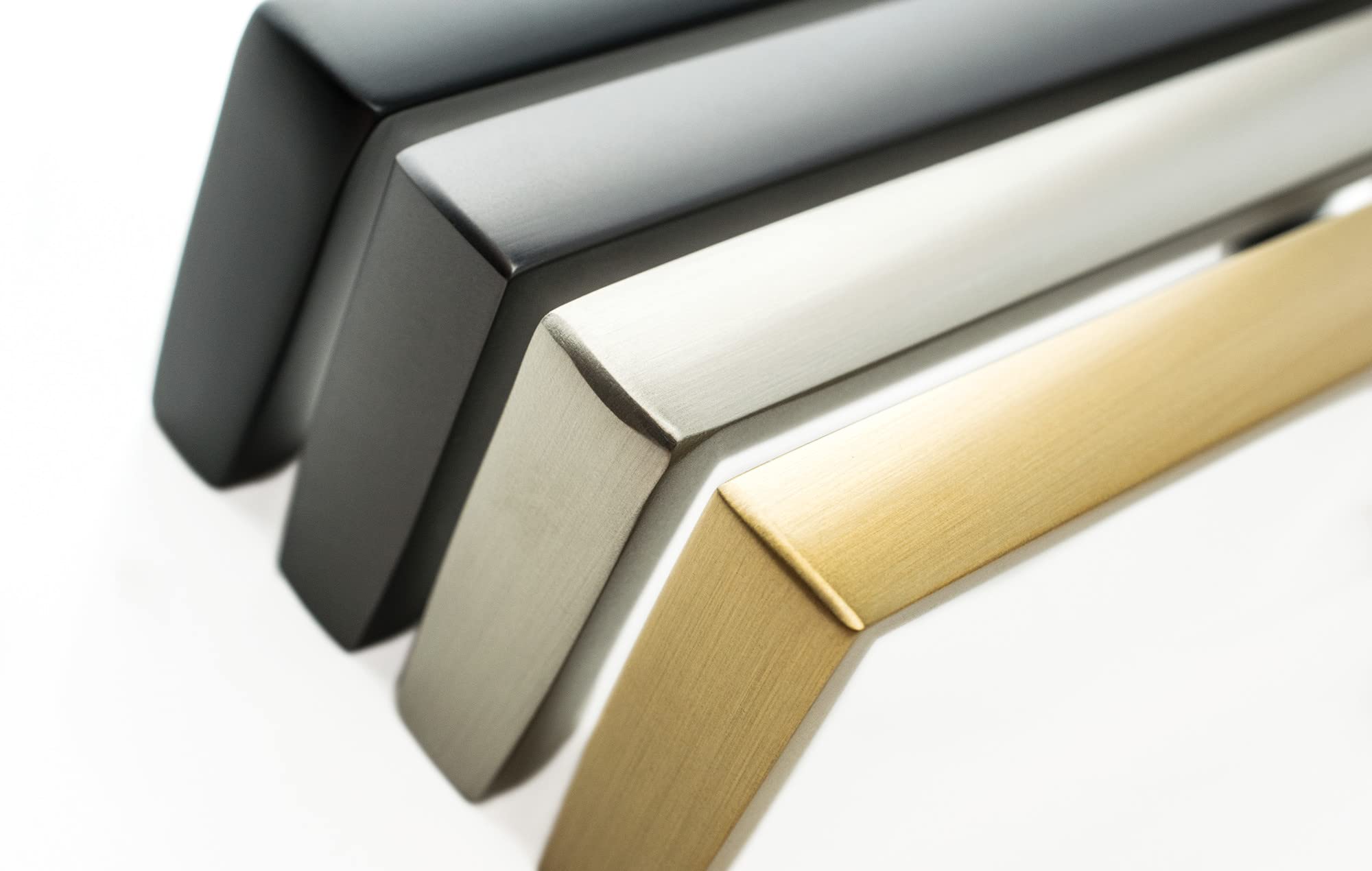 Berenson 9912-1MDB-P Modern Matte Black Cabinet Pulls - 3