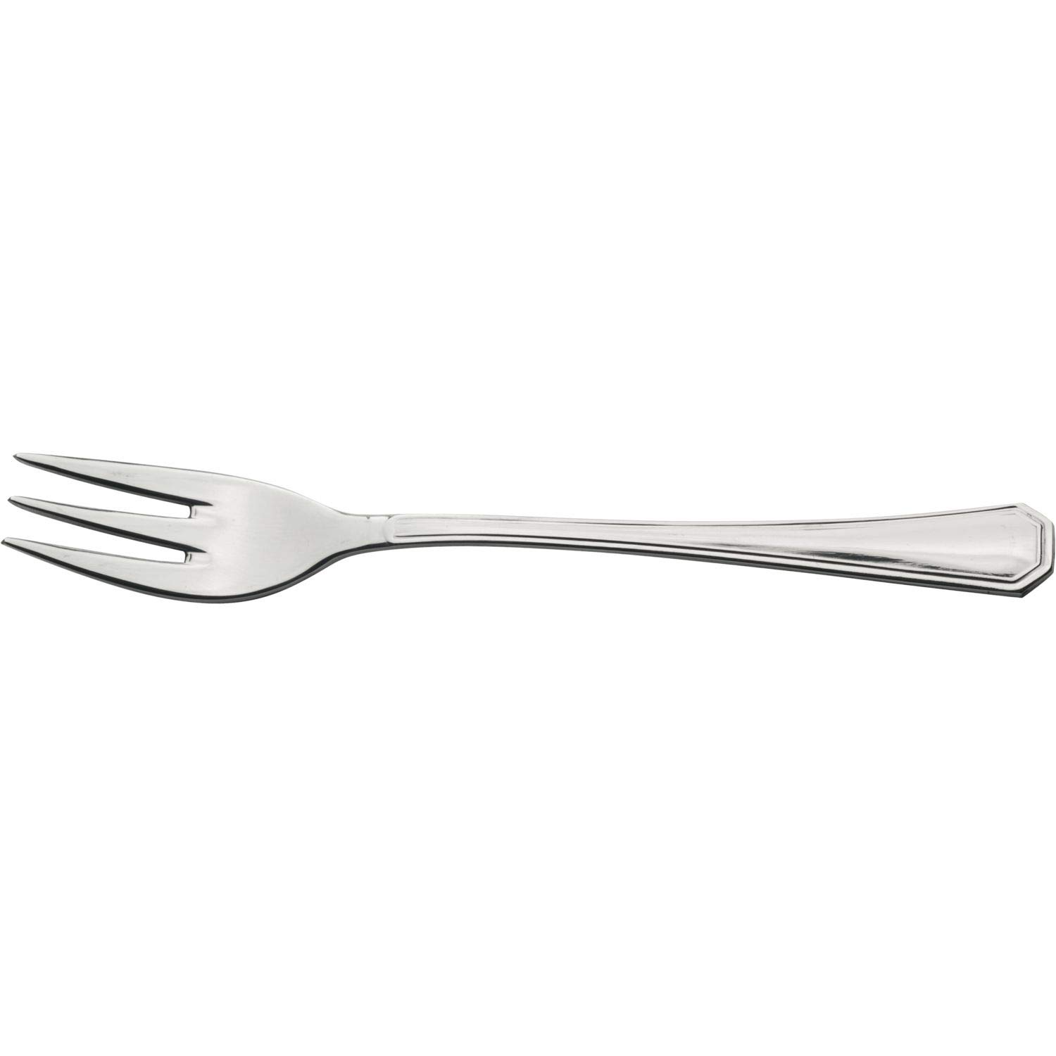 Stainless Steel Dessert Forks Set of 6 - Premium 18/10 Silverware for Parties, Weddings & Fine Dining - Rust-Resistant & Elegant Grey Finish
