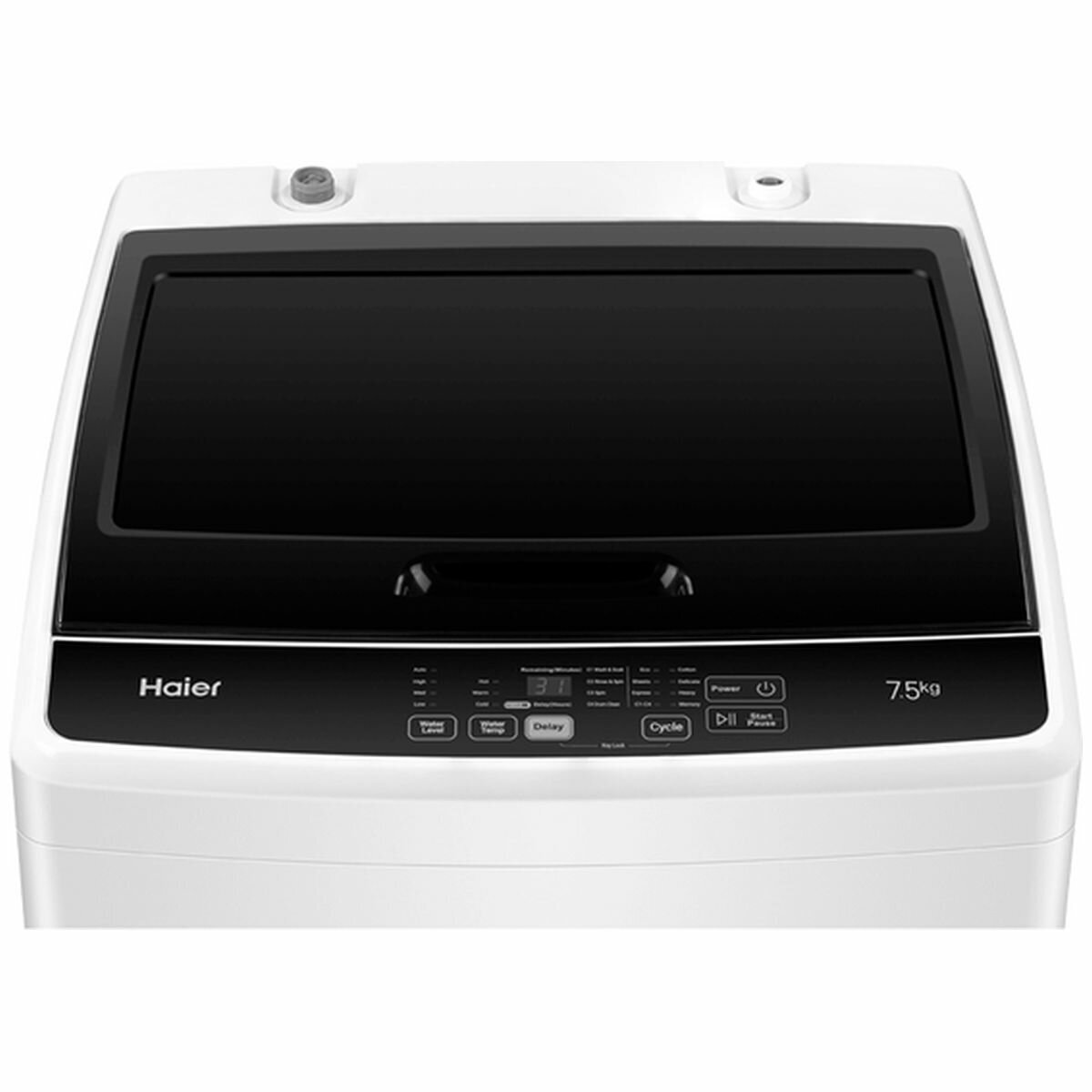 Haier 7.5kg Top Load Washing Machine HWT75AA1 - 300 Series Energy Efficient Laundry Washer for Small Homes & Apartments | Perfect for Compact Spaces & Daily Laundry Needs