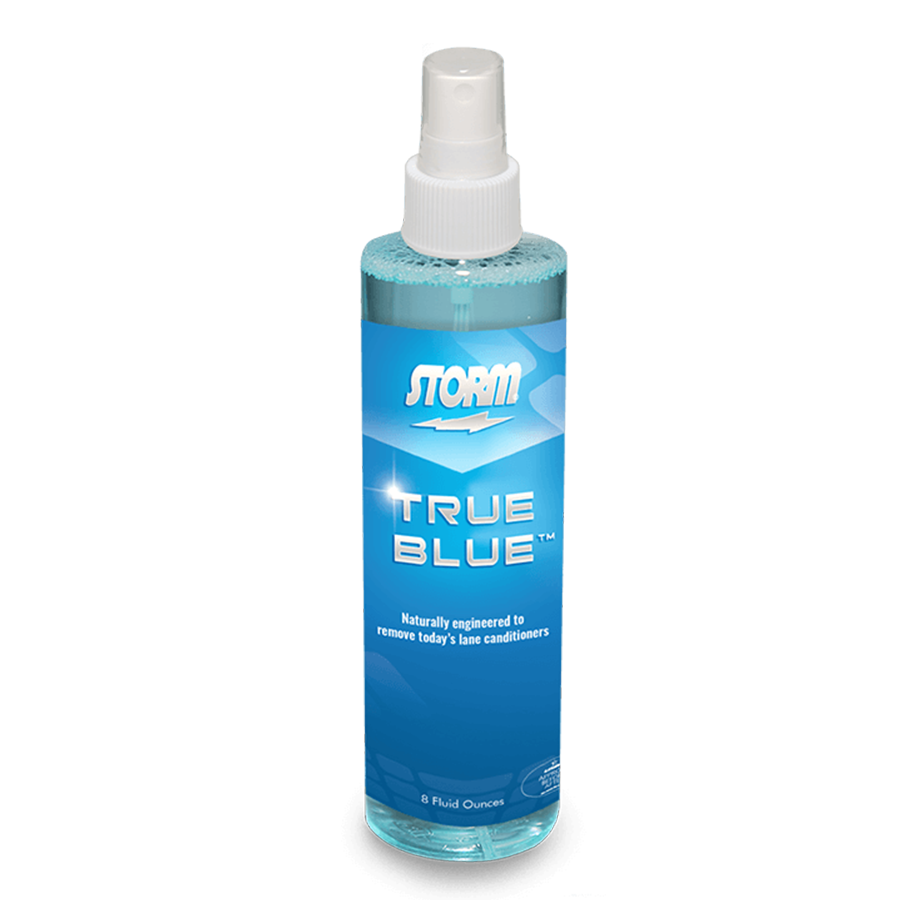 Storm True Blue Bowling Ball Cleaner - Removes Oil & Dirt, Restores Grip - Perfect for League Play & Practice Sessions
