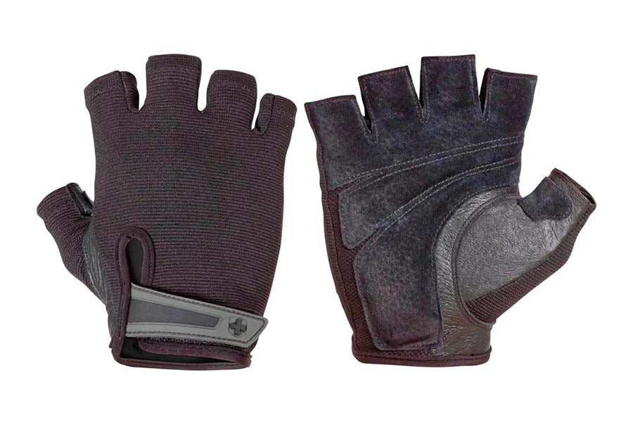 Harbinger Power Weightlifting Gloves - Premium Workout Gloves for Gym Training, Weight Lifting & CrossFit - Perfect for Strength Training, Deadlifts & Powerlifting