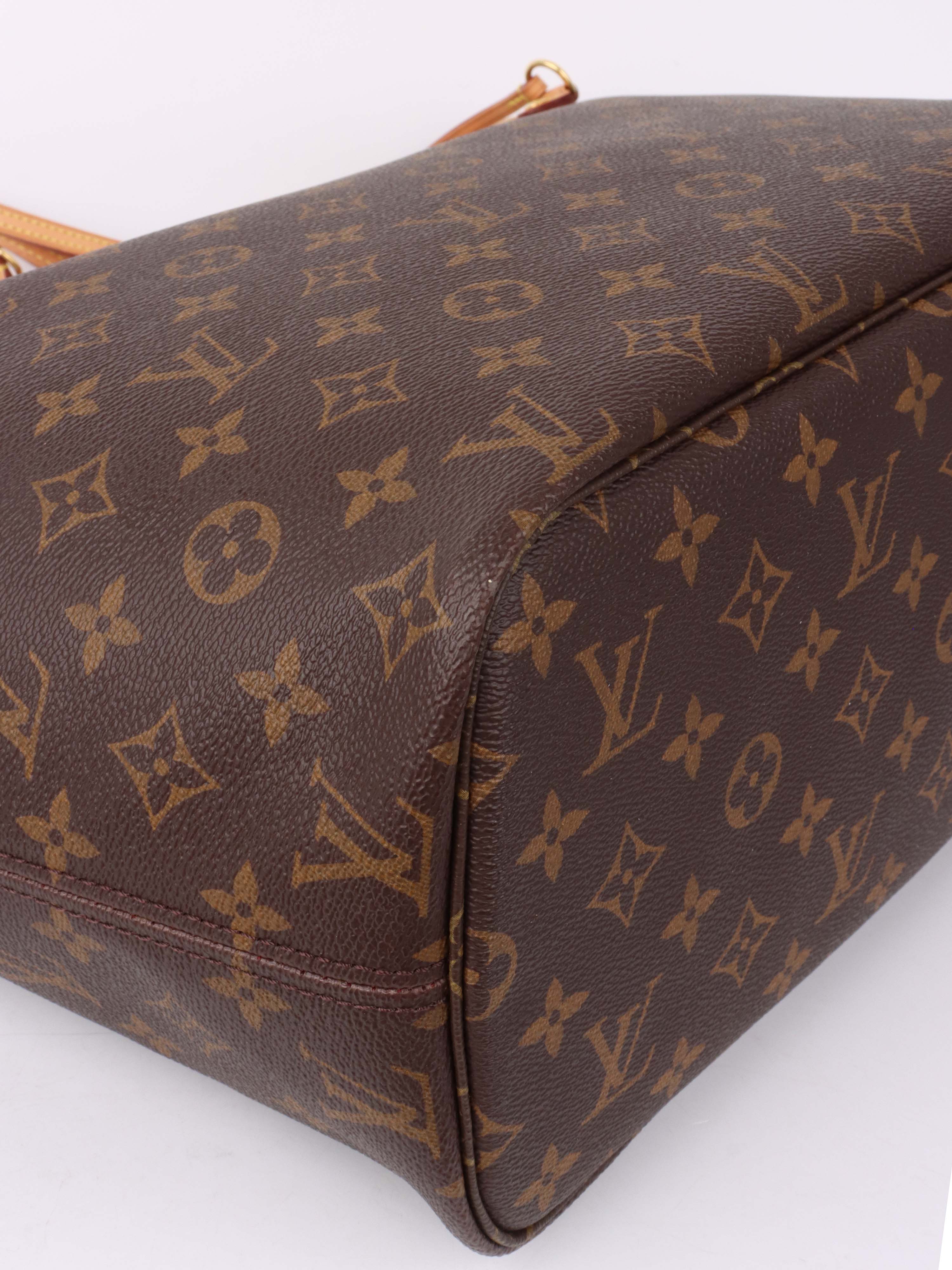 Authentic Louis Vuitton Monogram Neverfull MM Tote Bag - Luxury Designer Handbag for Women, Perfect for Work, Travel & Everyday Use
