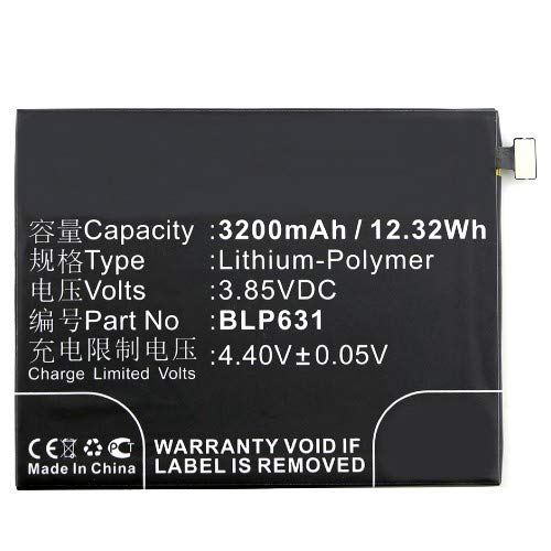 Oppo BLP631 Battery 3200mAh Li-Pol - Long Lasting Power for Travel & Work