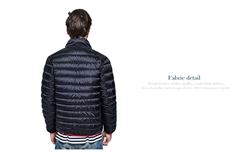 Men's Double-Sided Down Jacket Coat Vest - Stand Collar, Warm & Lightweight Winter Wear for Outdoor Activities, Travel & Casual Style