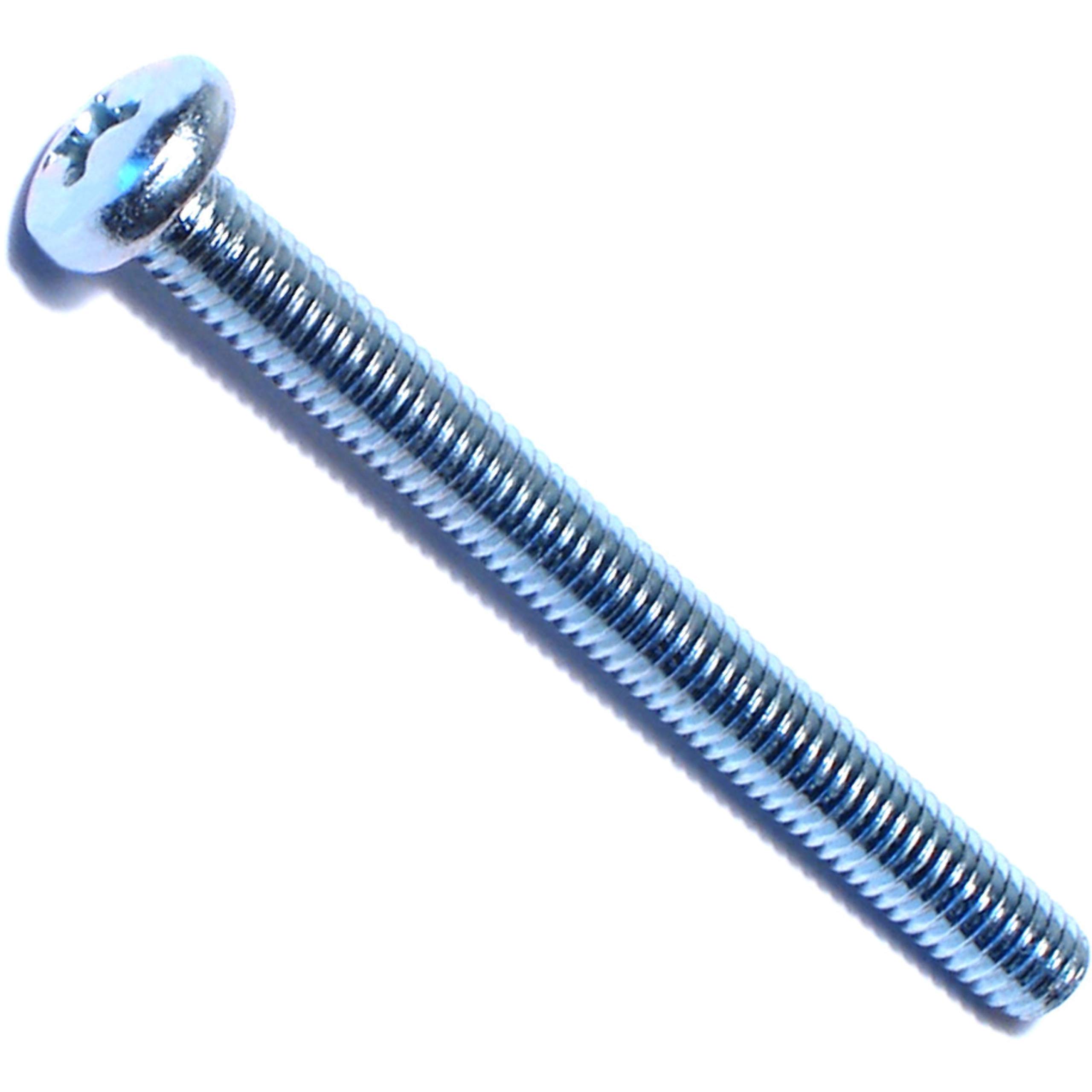 Phillips Pan Head Machine Screws 10-32 x 2 Inch (100-Piece Pack) - Stainless Steel Fasteners for Electronics, Furniture & DIY Projects