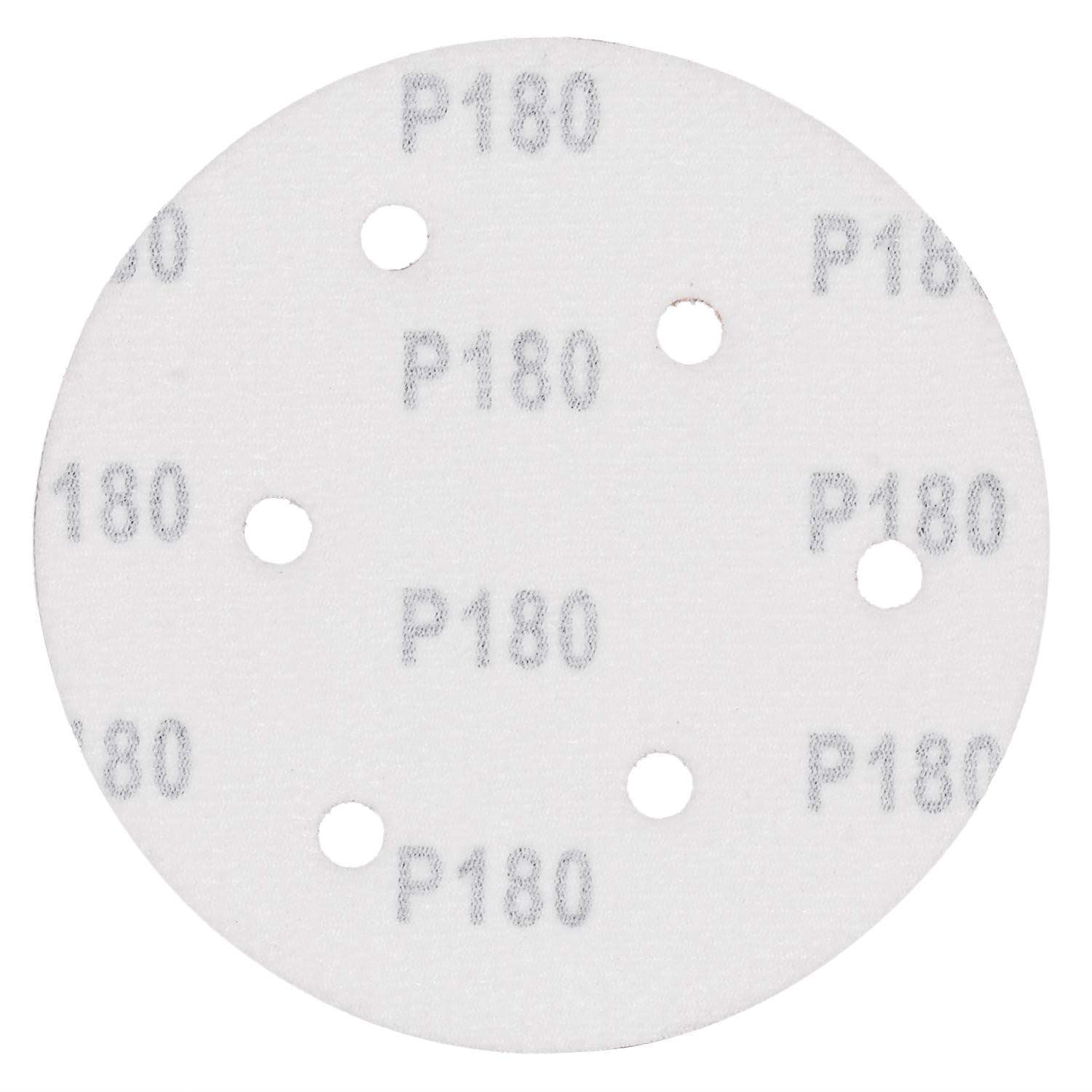 HIFROM 72-Piece 5-Inch Sanding Discs Kit - 6-Hole Dustless Hook & Loop Sandpaper Assortment (40/60/80/120/180/240 Grit) - Compatible with Random Orbital Sanders & Grinders - Perfect for Woodworking, Metal Polishing & DIY Home Projects
