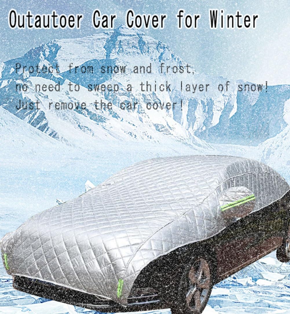 Outautoer Hail Protector Car Cover for Kimera EVO37 2021 Coupe - Thicken Windshield Hail Blankets, Waterproof All Weather Car Cover for Sun, Ice, Snow Protection - Ideal for Extreme Weather and Long-Term Parking