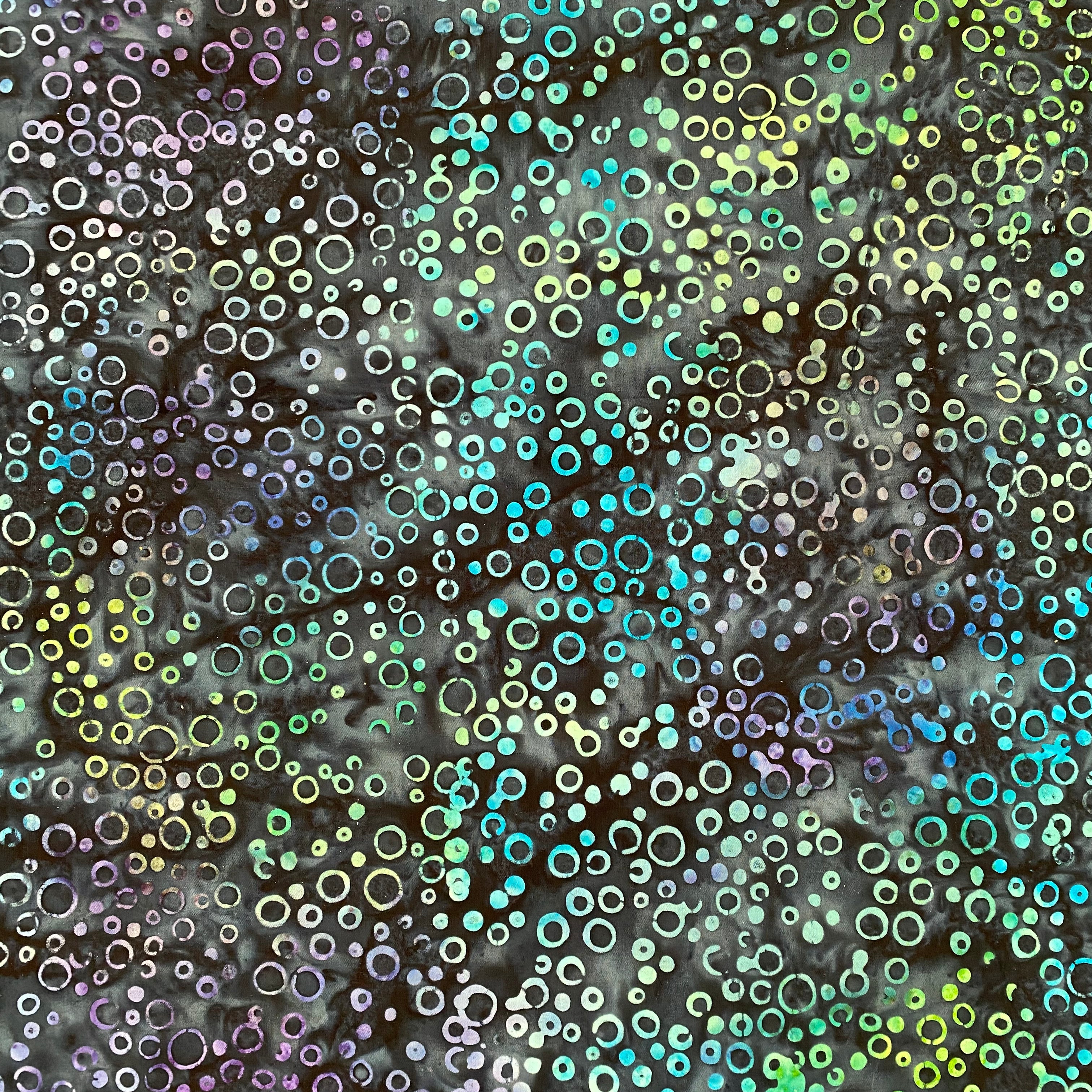 Batik Backing Fabric - Navy, Purple & Aqua Blue - BA 108 1448 - Premium Quilting Cotton for DIY Crafts, Home Decor & Sewing Projects