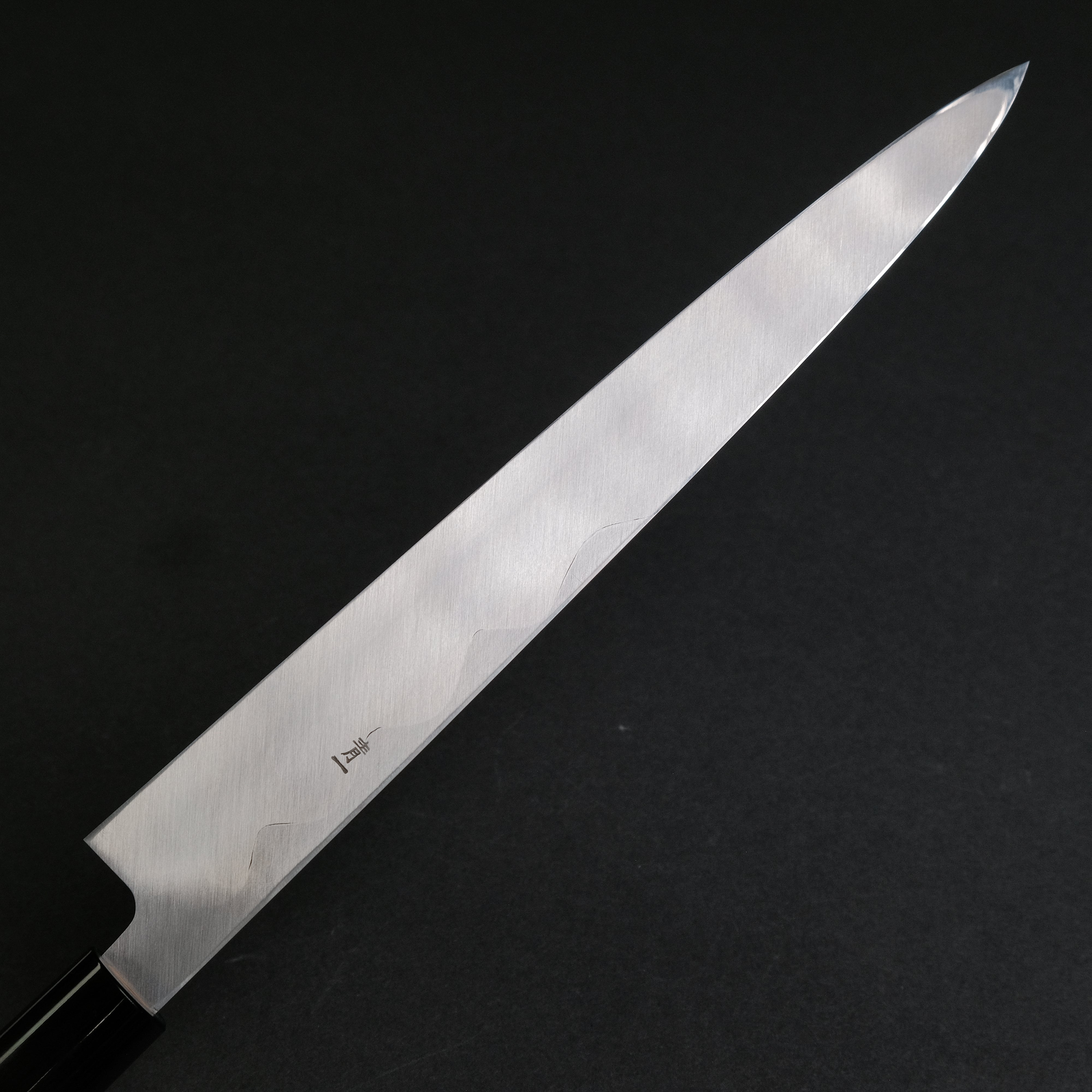 Hitohira Tanaka Manzo Blue #1 Yanagiba 270mm Japanese Sushi Knife - High Carbon Steel Blade with Ho Wood D-Shaped Handle & Saya Scabbard - Perfect for Sushi Chefs & Japanese Cuisine Preparation
