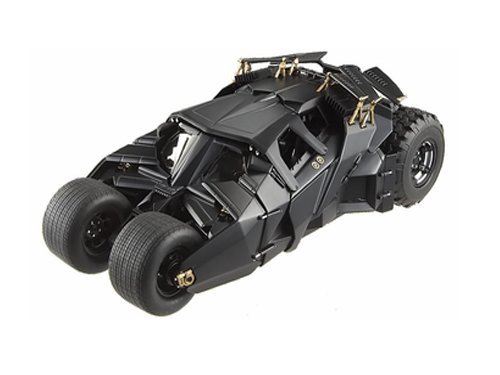 Batman Dark Knight Trilogy Hot Wheels Heritage Batmobile 1:18 Scale Die-Cast Model Car - Perfect for Collectors, Display, and Movie-Themed Gifts