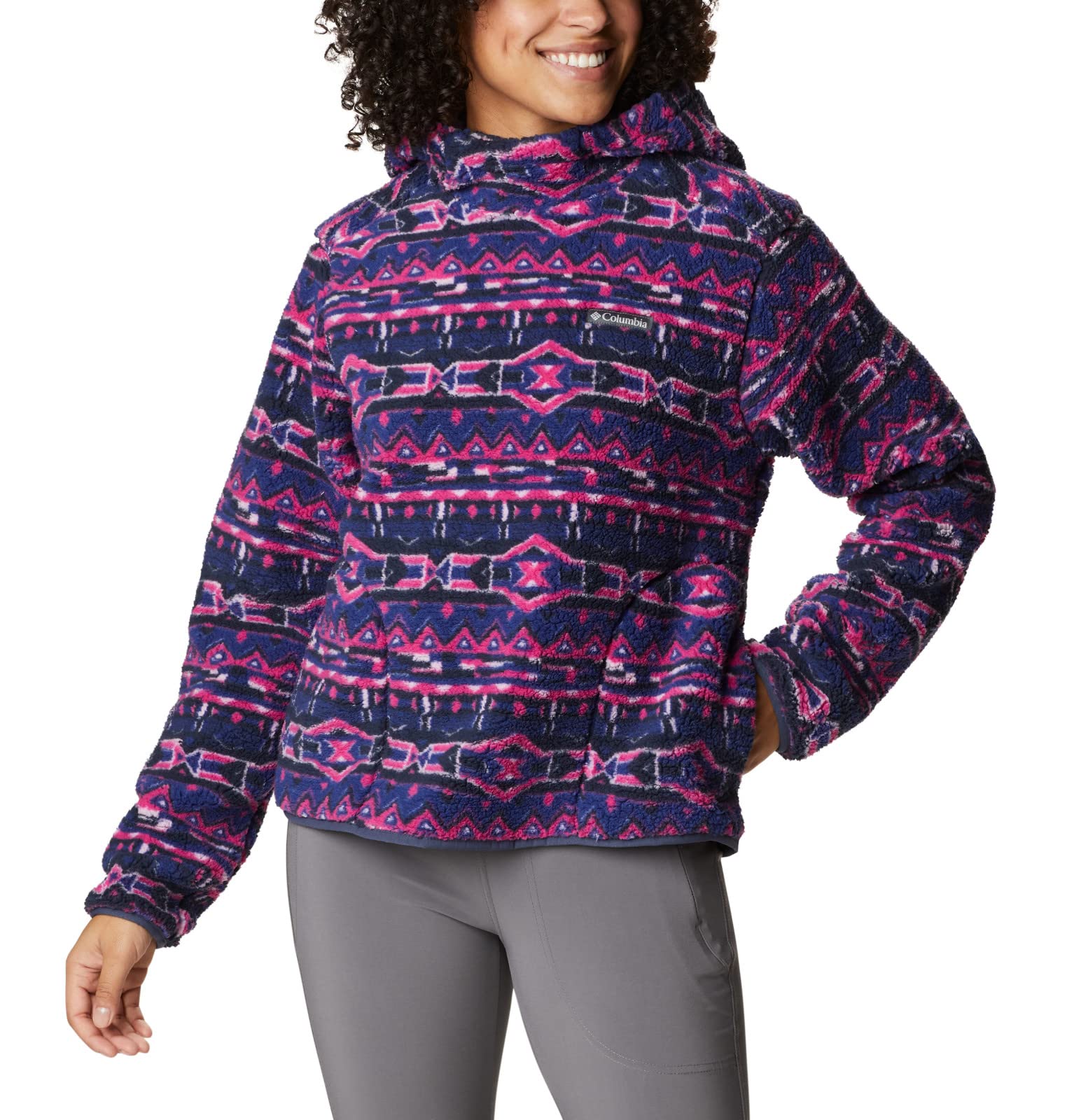 Columbia Women's West Bend Hoodie - Lightweight Fleece Pullover for Hiking & Outdoor Activities - Comfortable & Stylish Casual Wear