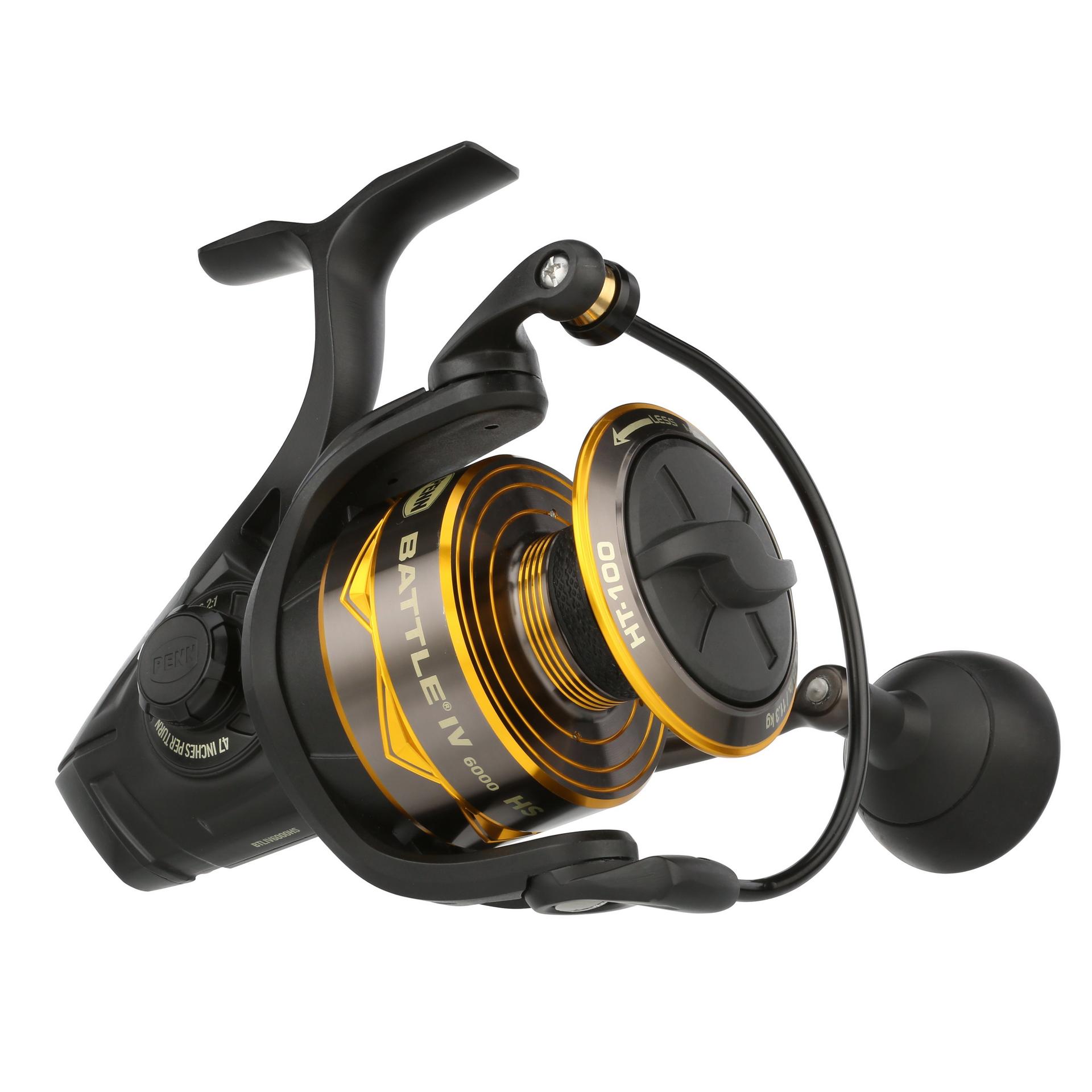 Battle IV Spinning Reel - High Performance Fishing Reel for Saltwater & Freshwater | Perfect for Bass, Trout & Offshore Fishing