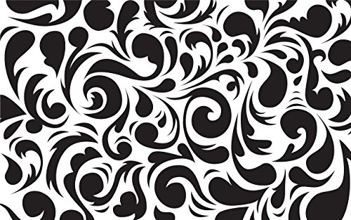 Swirly Black