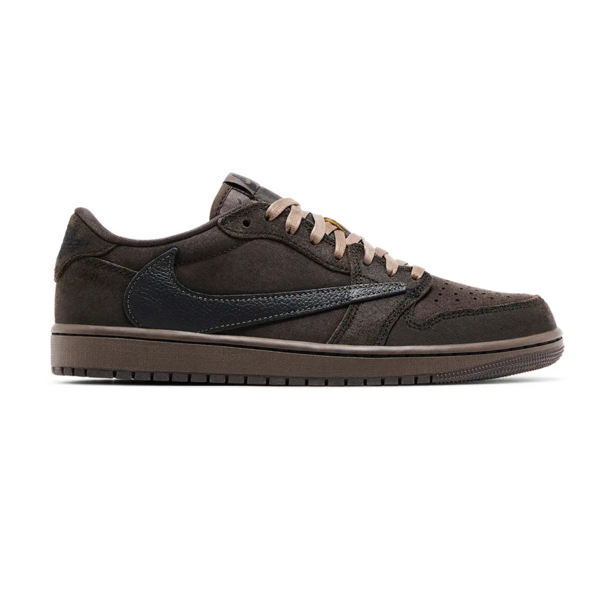 Air Jordan 1 Retro Low OG SP Travis Scott 'Velvet Brown' Sneakers (2024) - Limited Edition Basketball Shoes for Men, Streetwear Fashion & Casual Wear