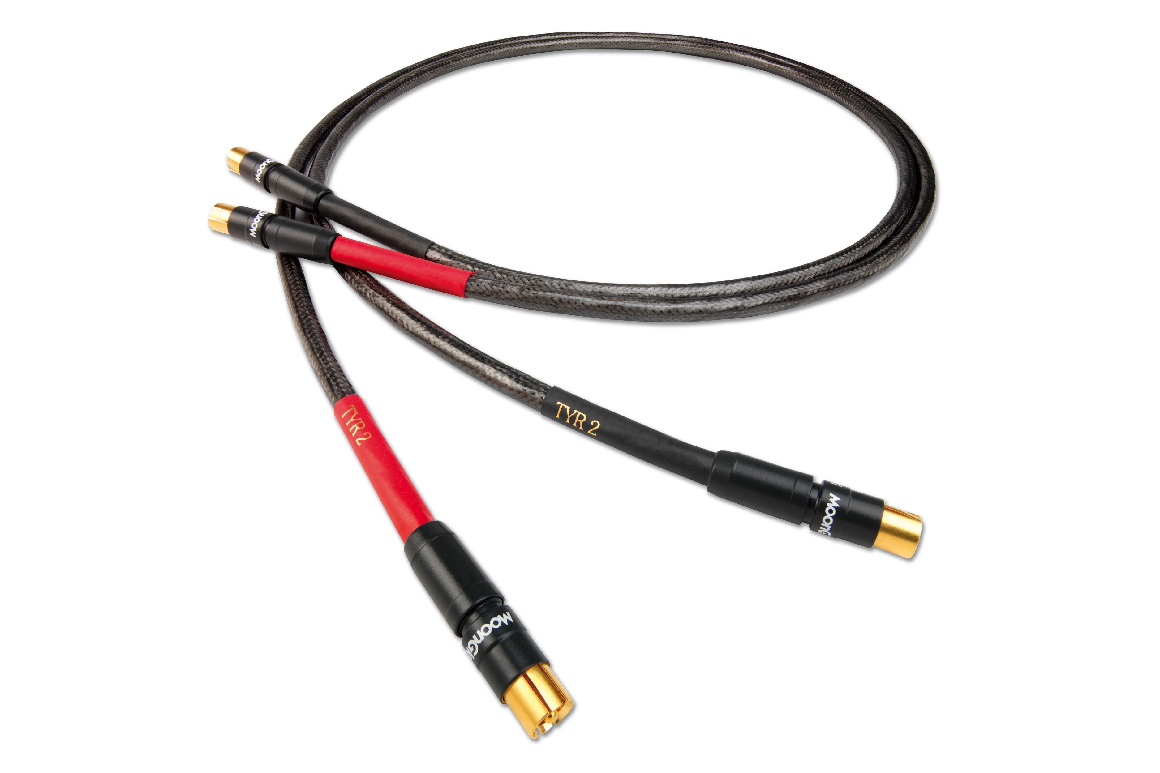 Nordost TYR 2 High-End Analog Audio Interconnect Cable - Premium RCA Cables for Home Theater & Hi-Fi Systems - Perfect for Audiophiles & Music Enthusiasts