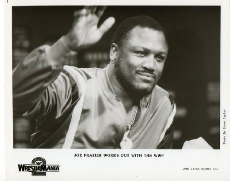 1986 Joe Frazier Wrestlemania 2 Vintage Wrestling Action Figure - Collectible Memorabilia for Wrestling Fans & Sports Enthusiasts - Perfect for Display, Gifts, and Nostalgic Collections