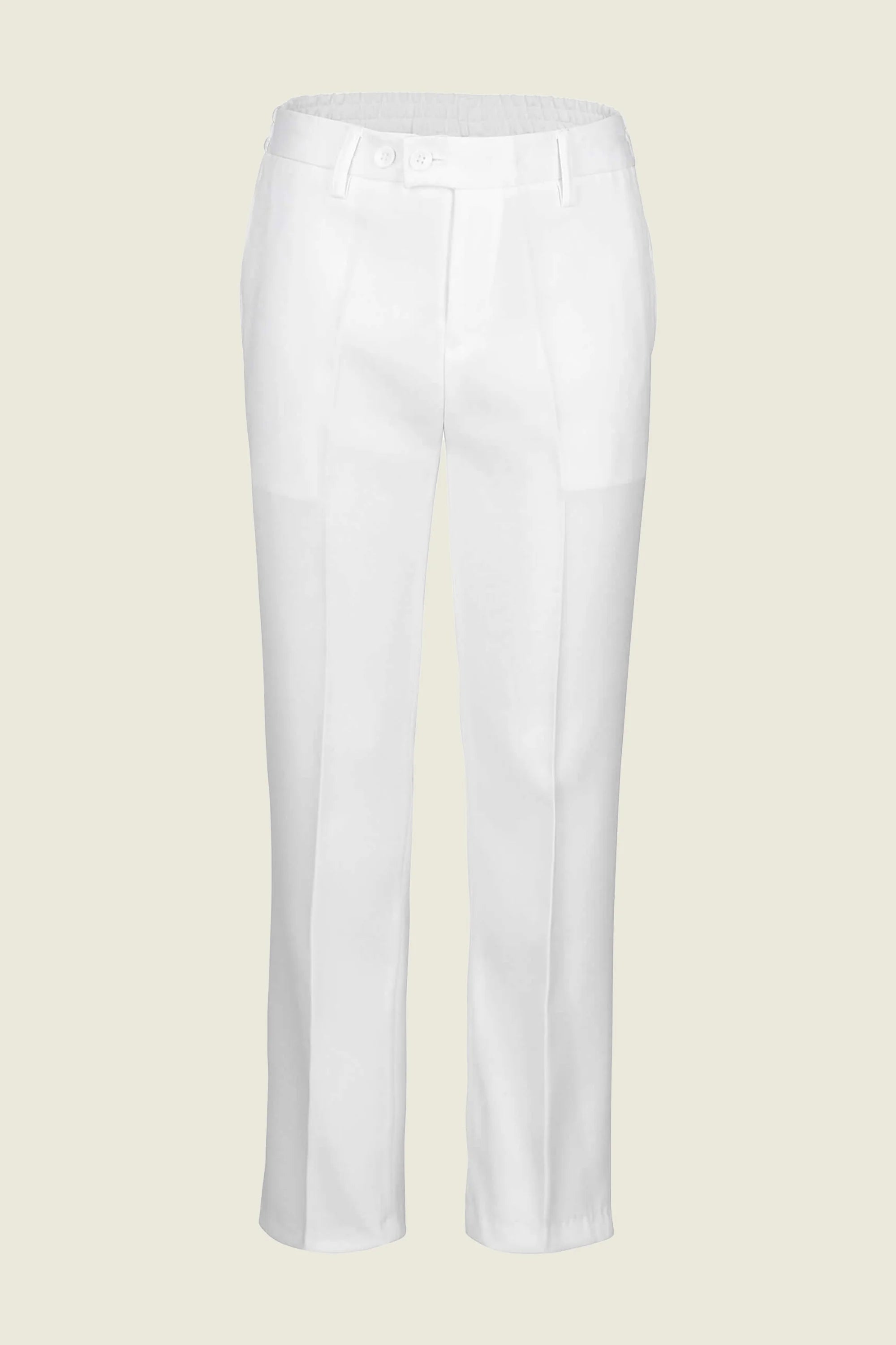 Boys Off-White Tuxedo Suit for Weddings & Formal Events | Classic Slim Fit Blazer & Pants Set