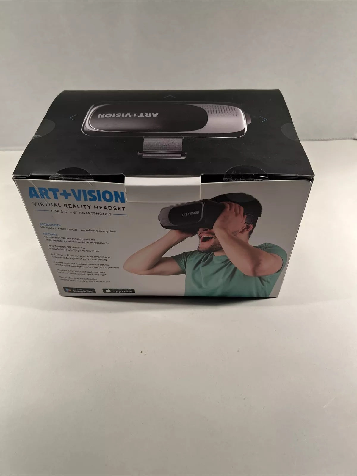 ART + VISION Virtual Reality Headset for 3.5-6 Inch Smartphones - Immersive VR Gaming & Movie Watching Experience