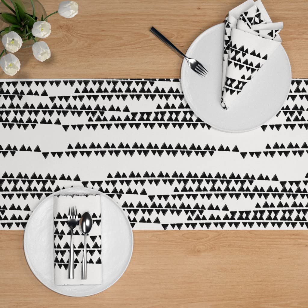 Custom Printed Cotton Sateen Table Runner 108