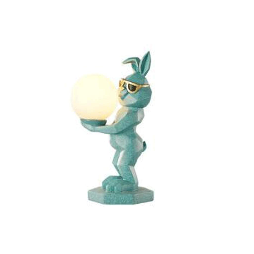 FXJ California Rabbit Table Lamp - Dimmable Kids Bedside Night Light, Modern Minimalist Nursery & Bedroom Decor for Girls, Romantic Cute Home Lighting for Living Room, Bedroom, Nightstand - Perfect for Reading, Relaxation & Creating Cozy Atmosphere