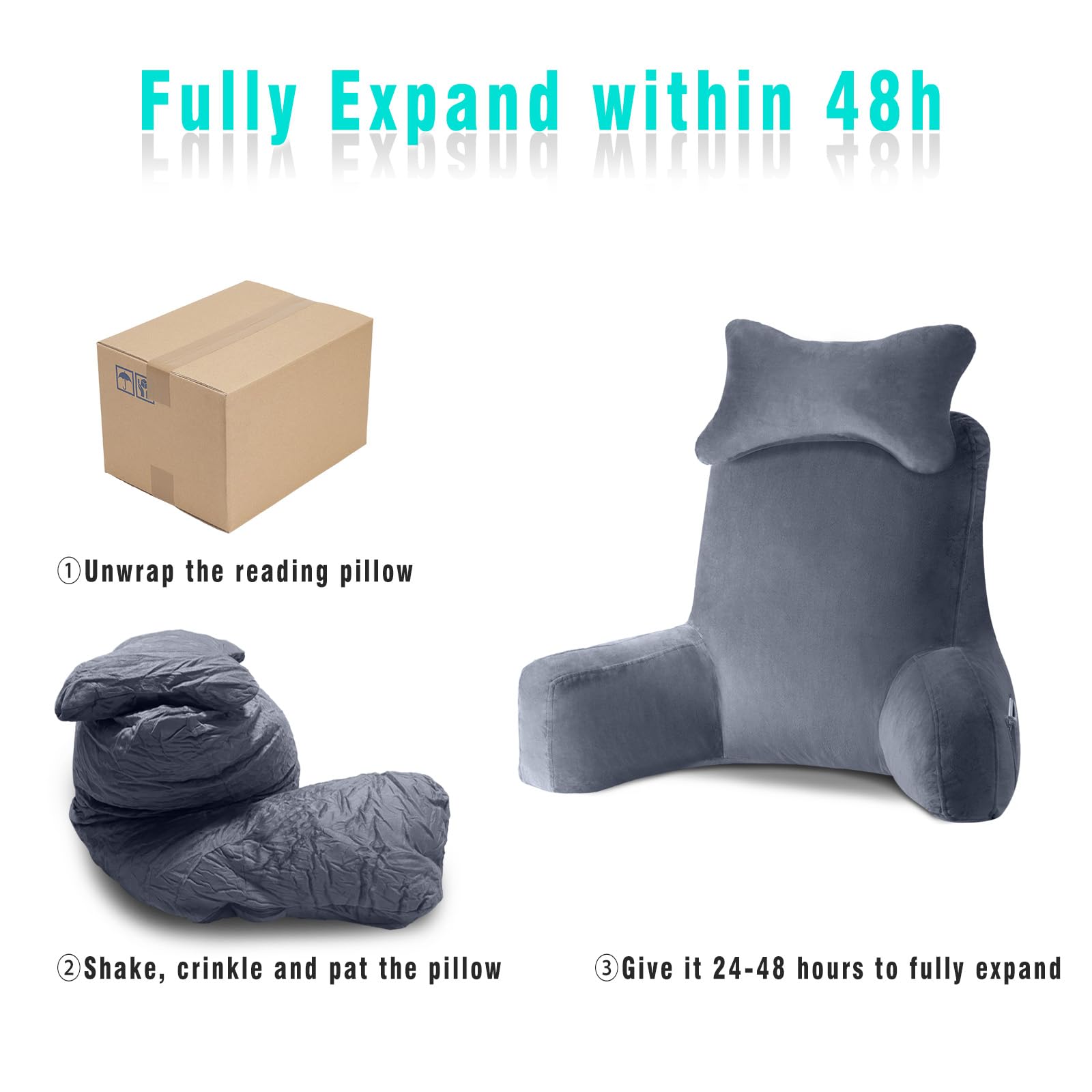 **XXL Reading Pillow for Adults - 31