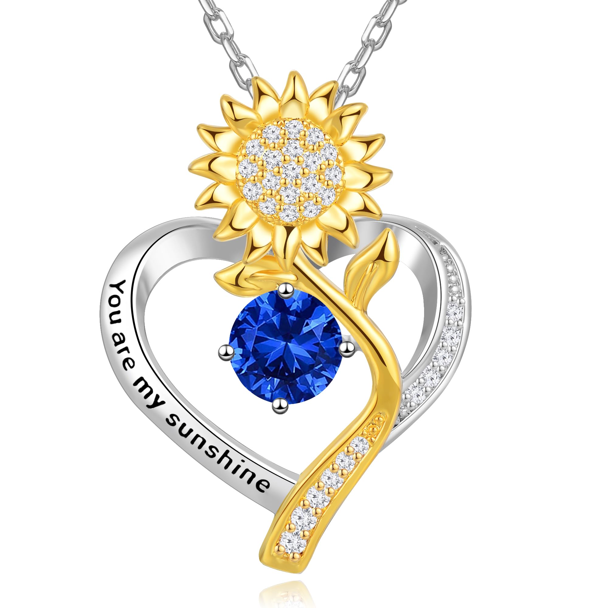 Sunflower Necklace for Women - Elegant Floral Jewelry Gift for Wife, Girlfriend, Her | Birthday, Anniversary, Wedding Present | Perfect for Everyday Wear, Date Night & Special Occasions