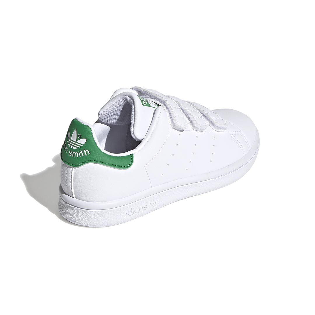 adidas Kids' (Preschool) Stan Smith Sneakers - FX7534 | Comfortable & Stylish White Tennis Shoes for Toddlers & Preschoolers - Perfect for School, Play & Everyday Wear