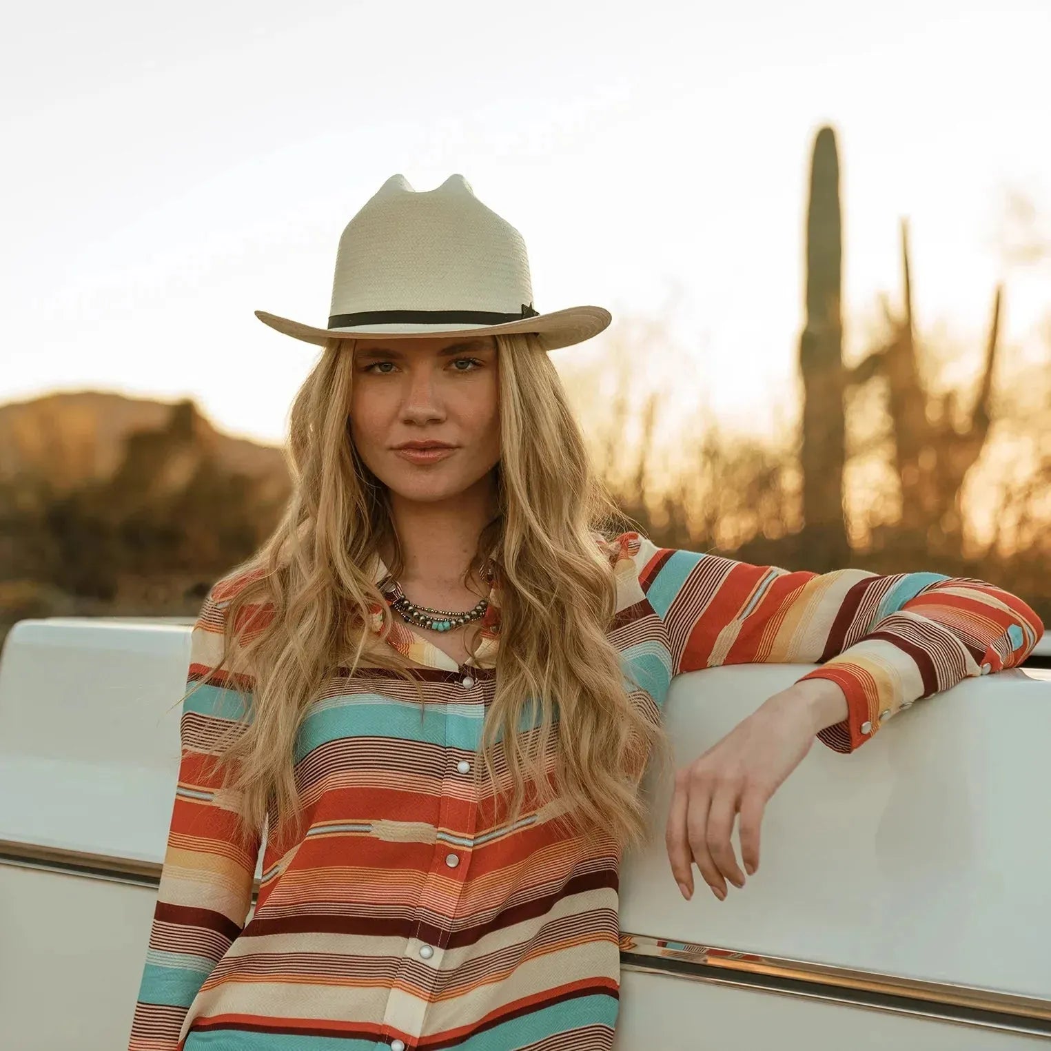 Stetson Open Road 6X Straw Cowboy Hat for Men - Western Style Summer Sun Hat - Perfect for Rodeo, Outdoor Adventures & Country Music Festivals