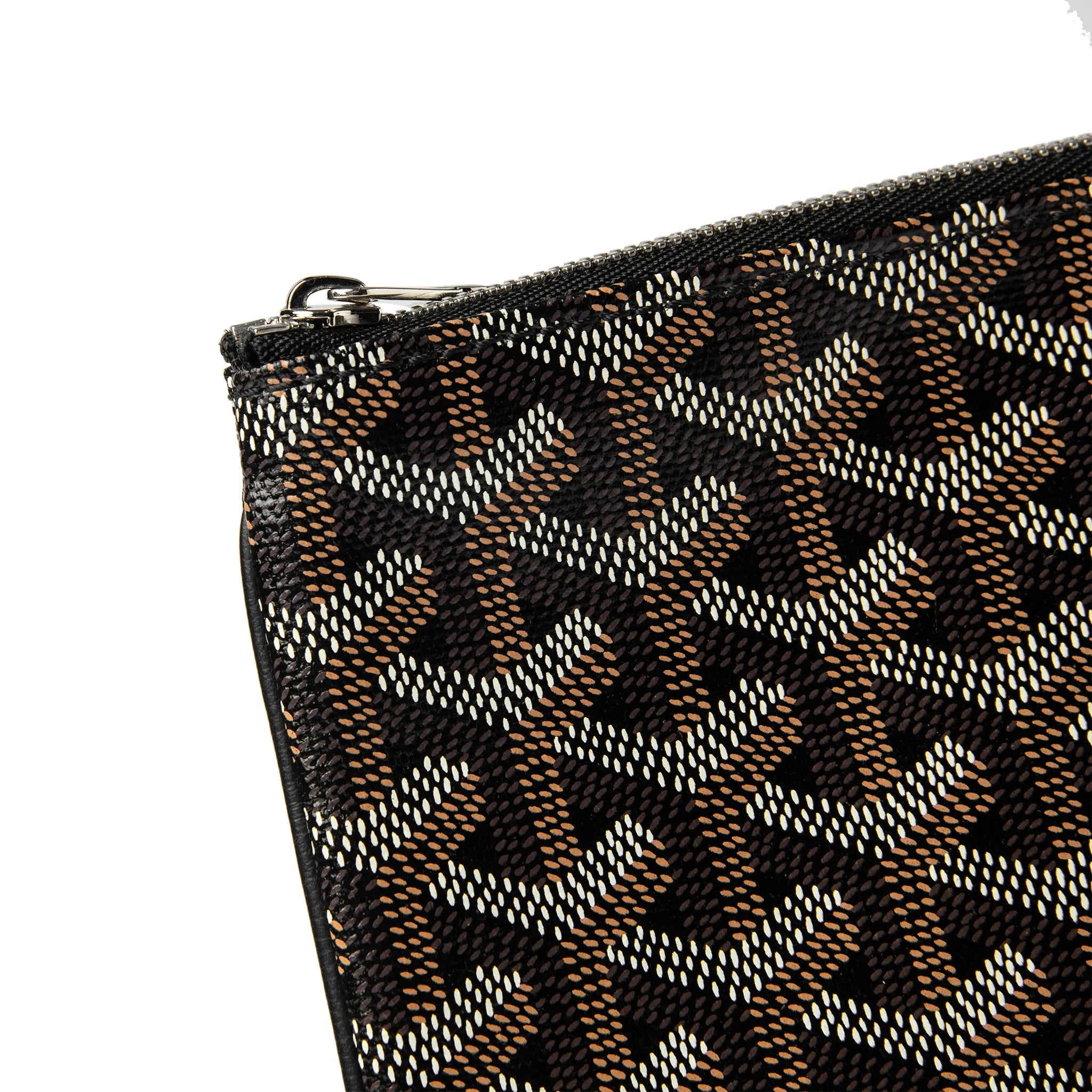 Goyard Senat Pouch MM Black Crossbody Bag for Women - Luxury Leather Handbag for Travel, Work & Everyday Use