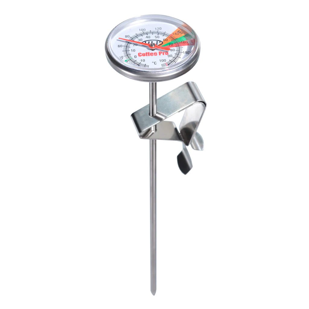 HLP Coffee Pro Long Digital Thermometer - Accurate Temperature Gauge for Coffee, Tea, Milk & Cooking - Perfect for Baristas, Home Brewing & Kitchen Use