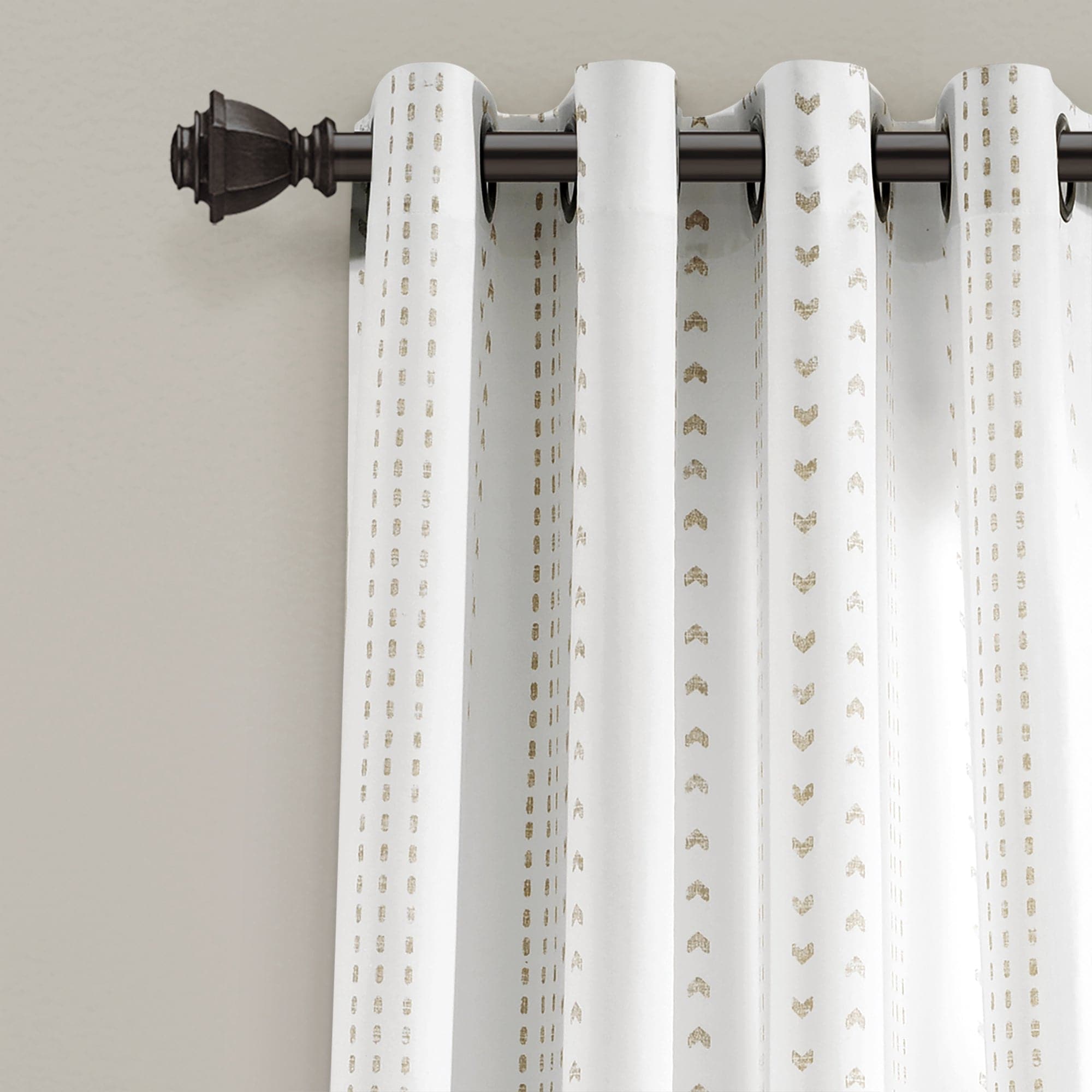 Stylish Hygge Stripe Window Curtain Panel Set - Blackout Thermal Insulated Drapes for Living Room & Bedroom - Perfect for Cozy Home Decor & Light Control