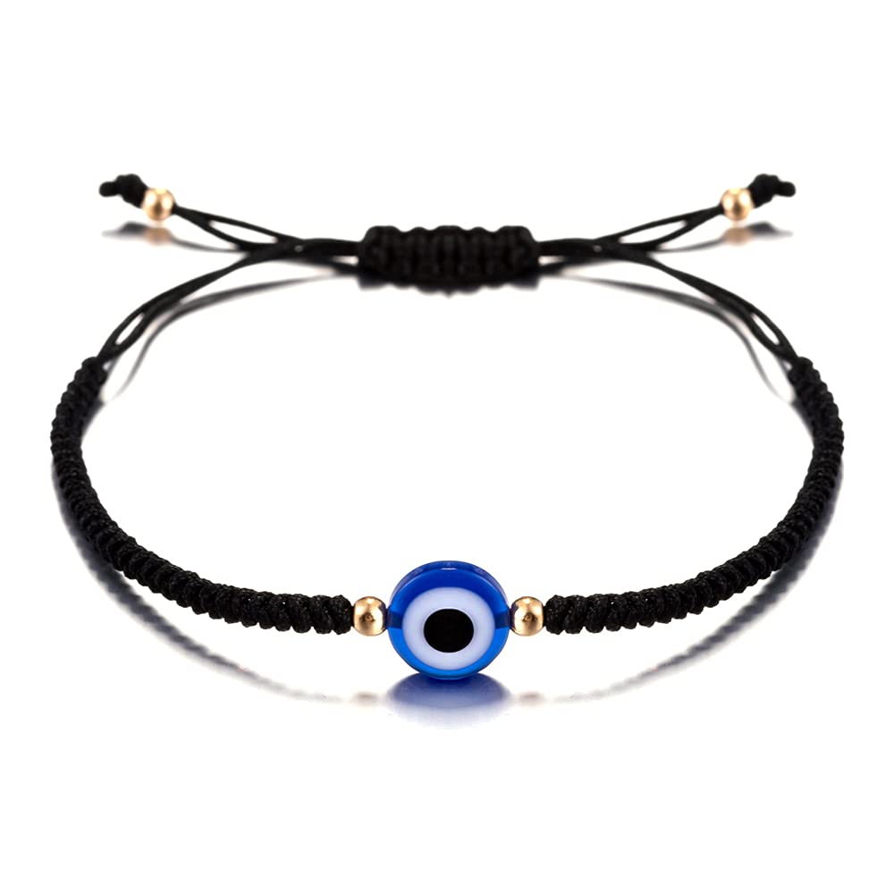 Handmade Adjustable Braided String Bracelet for Women, Men, Girls & Boys - Minimalist Red & Black Charm Jewelry for Everyday Wear, Gifts & Boho Fashion