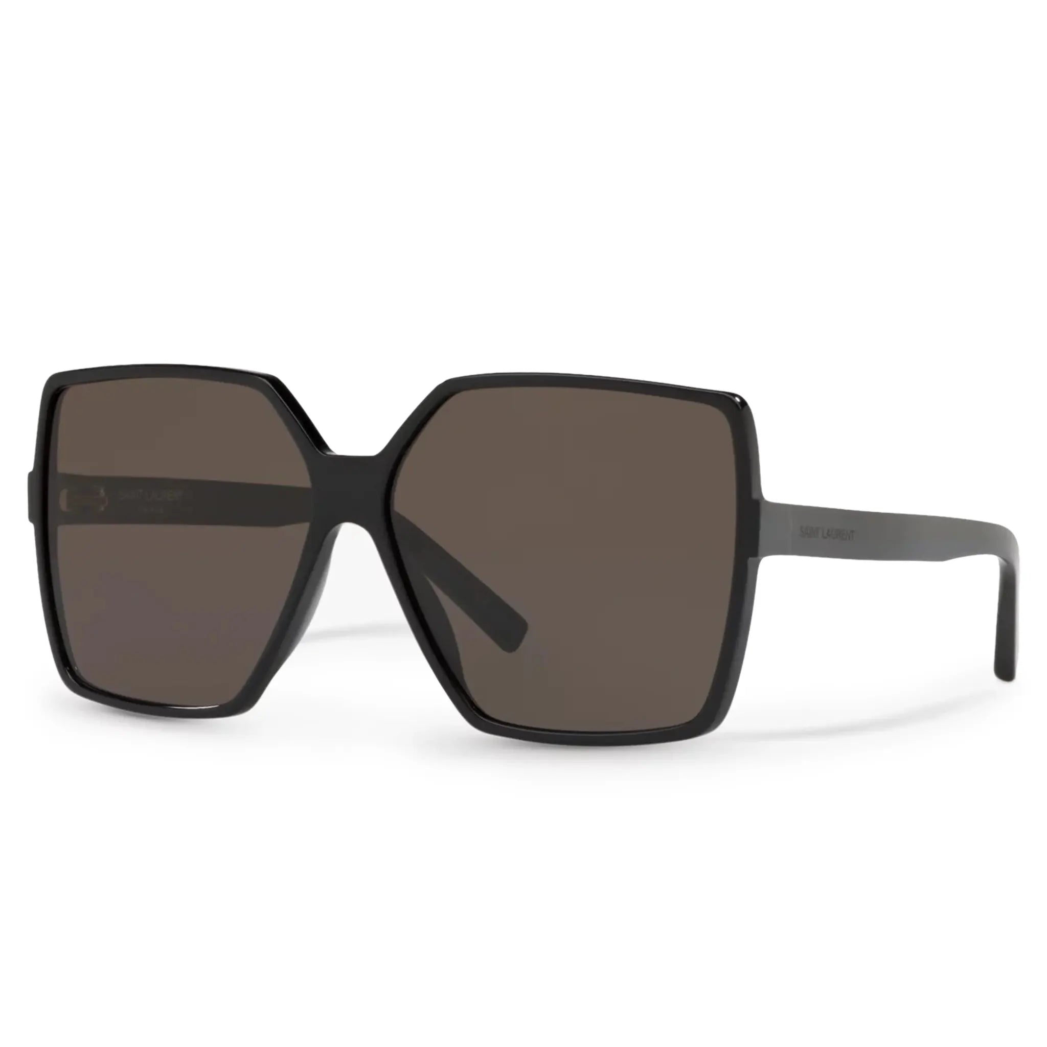 Saint Laurent SL 232 001 Betty Black Sunglasses for Women - Luxury Designer Shades with UV Protection - Perfect for Beach, Driving & Fashion Outfits